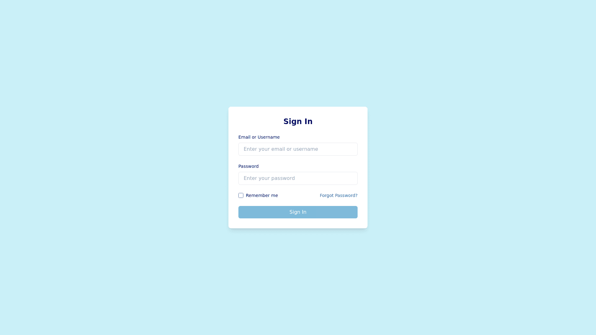 Component Preview