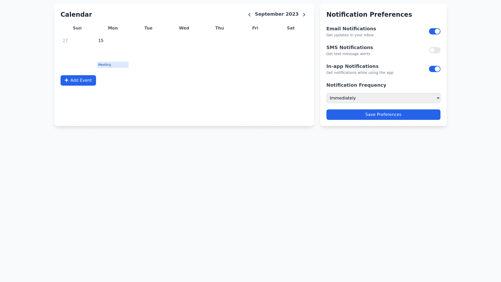Component Preview
