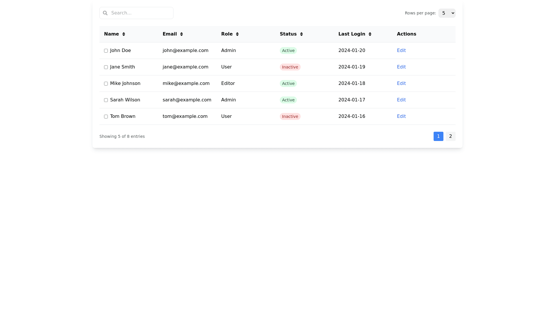 Component Preview