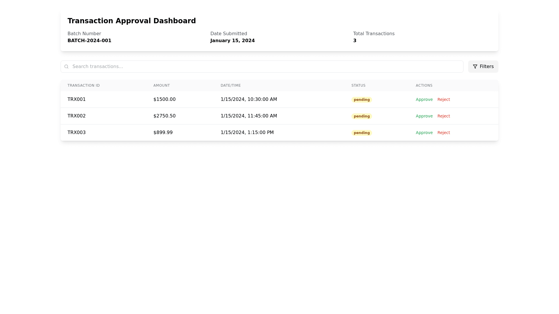 Component Preview