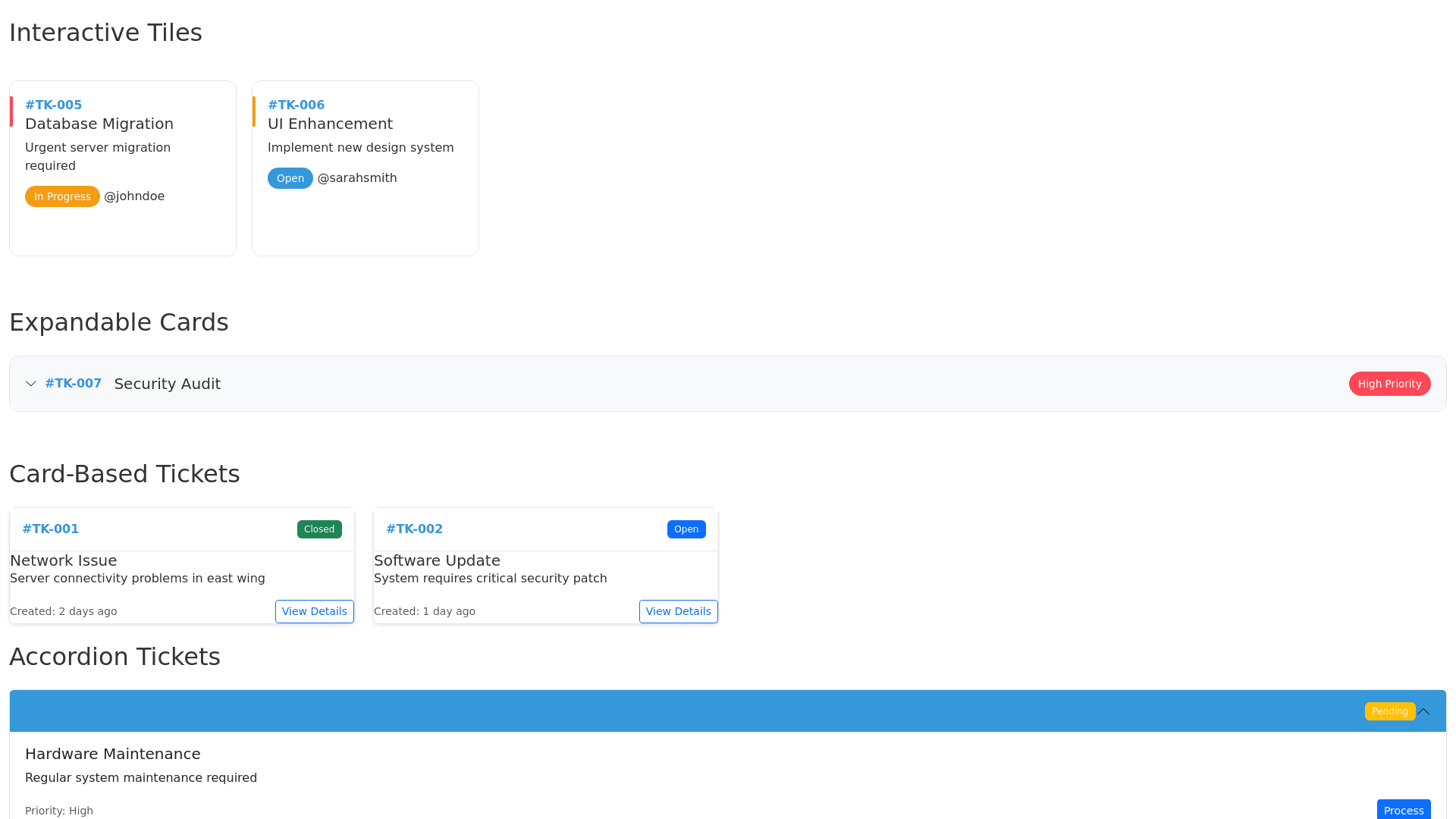 Component Preview
