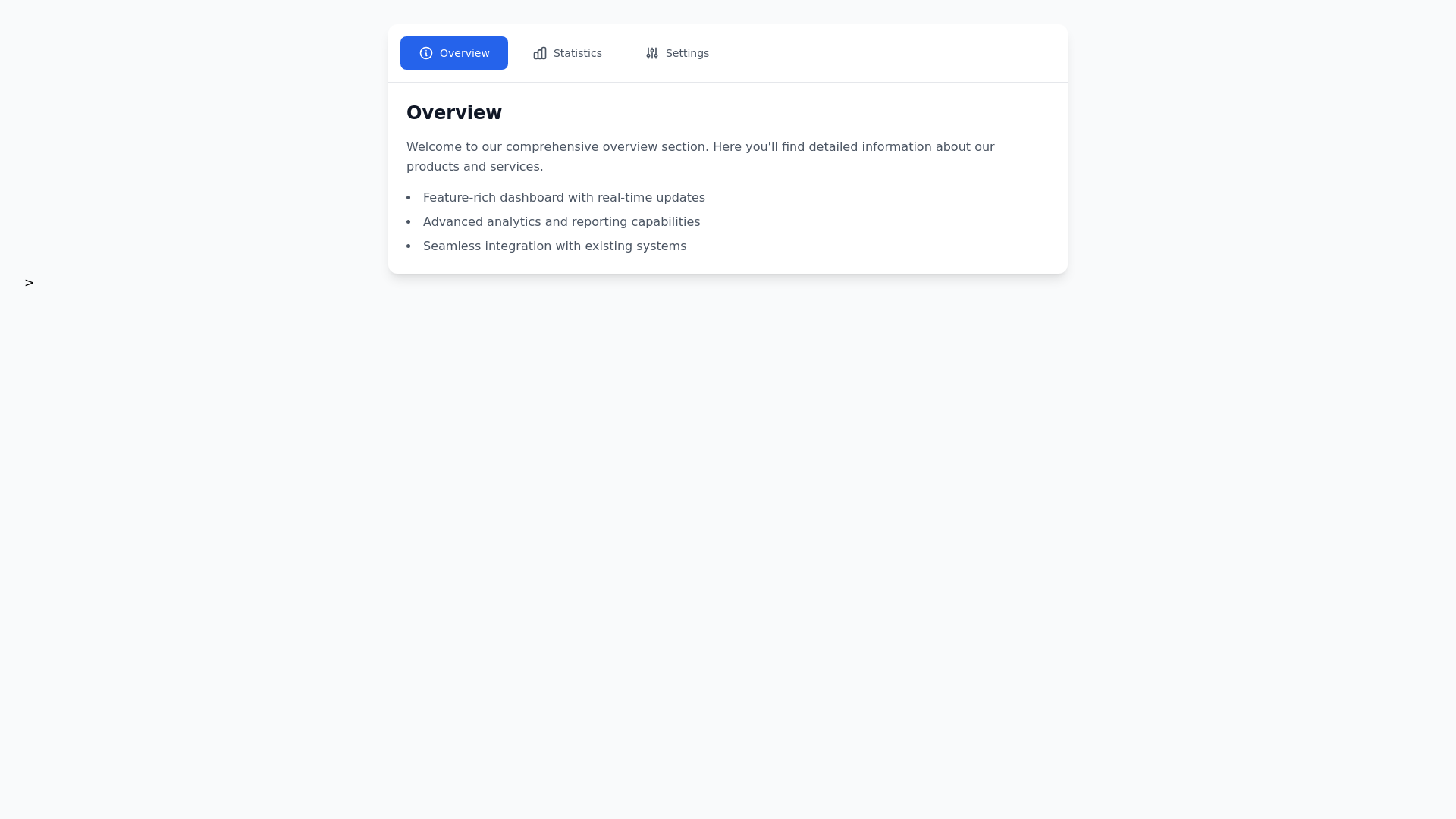 Component Preview
