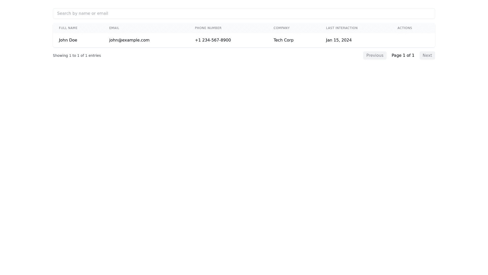 Component Preview