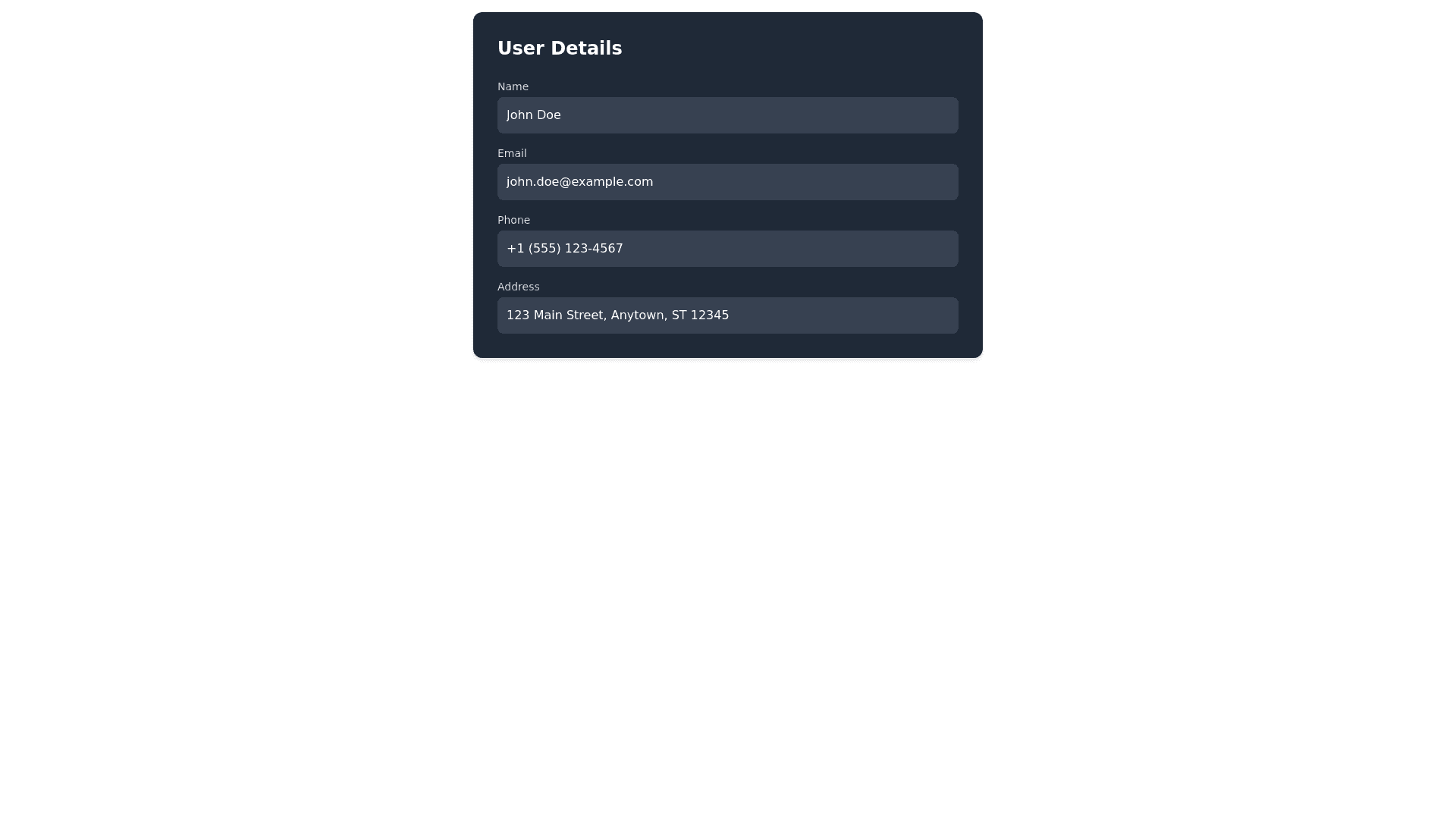 Component Preview