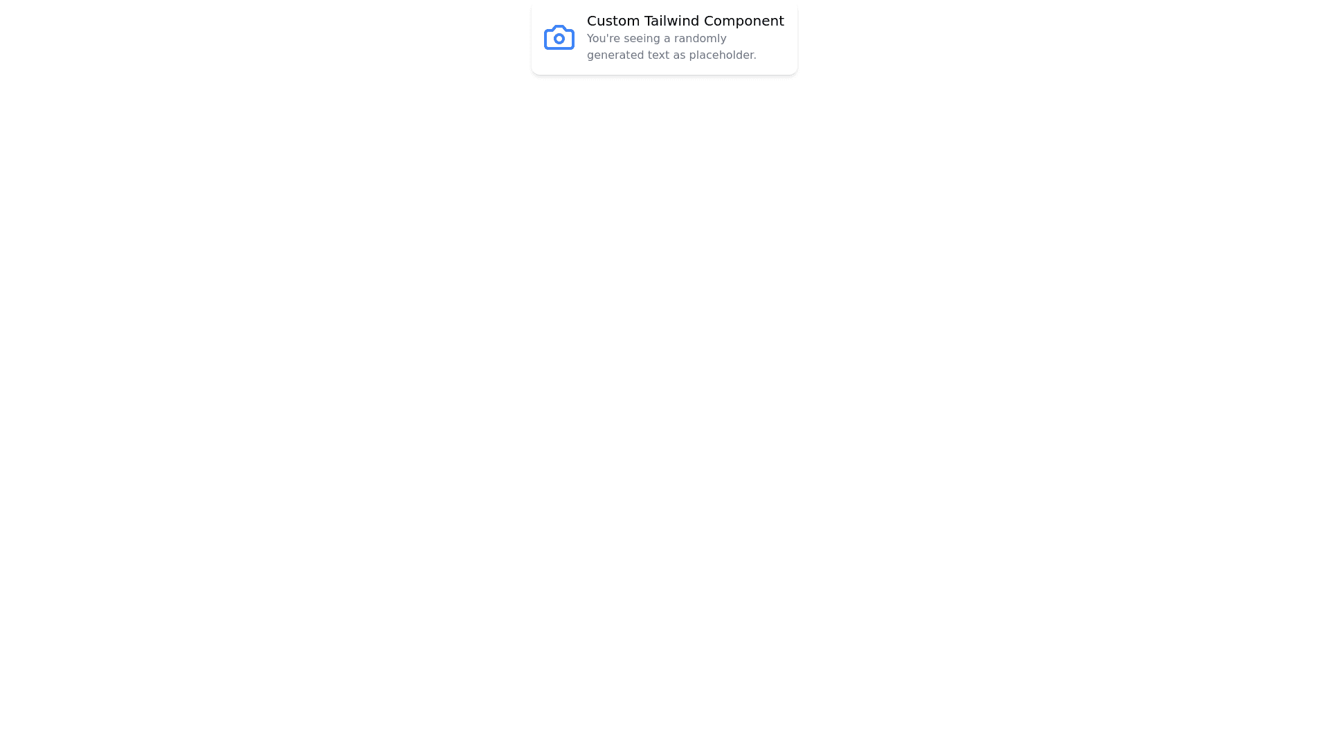 Component Preview