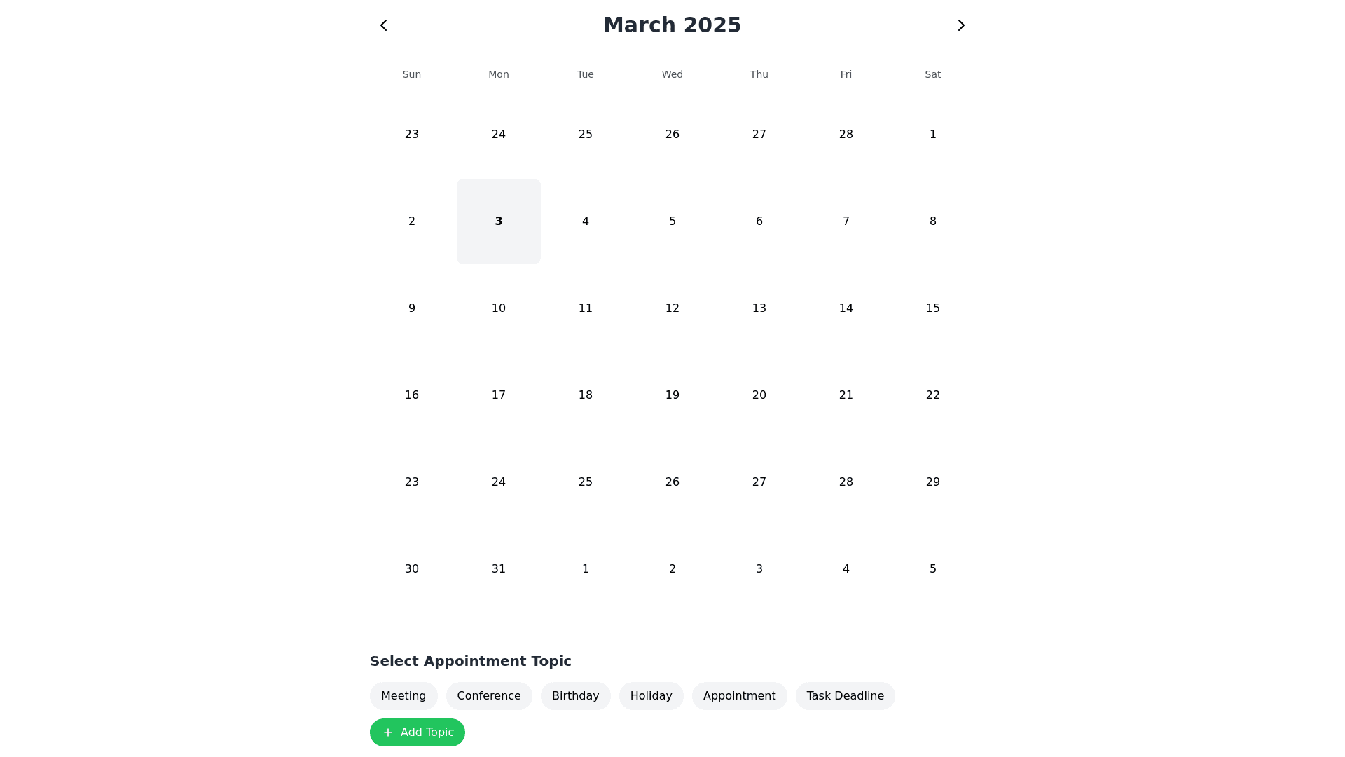 Component Preview