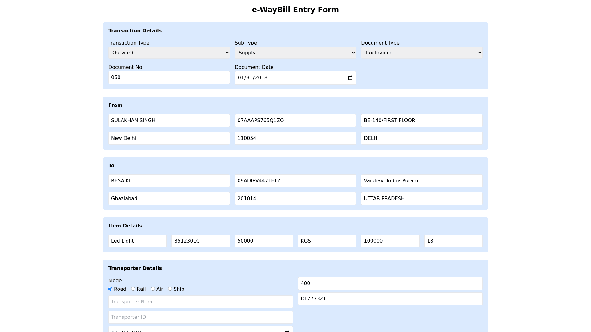 Component Preview