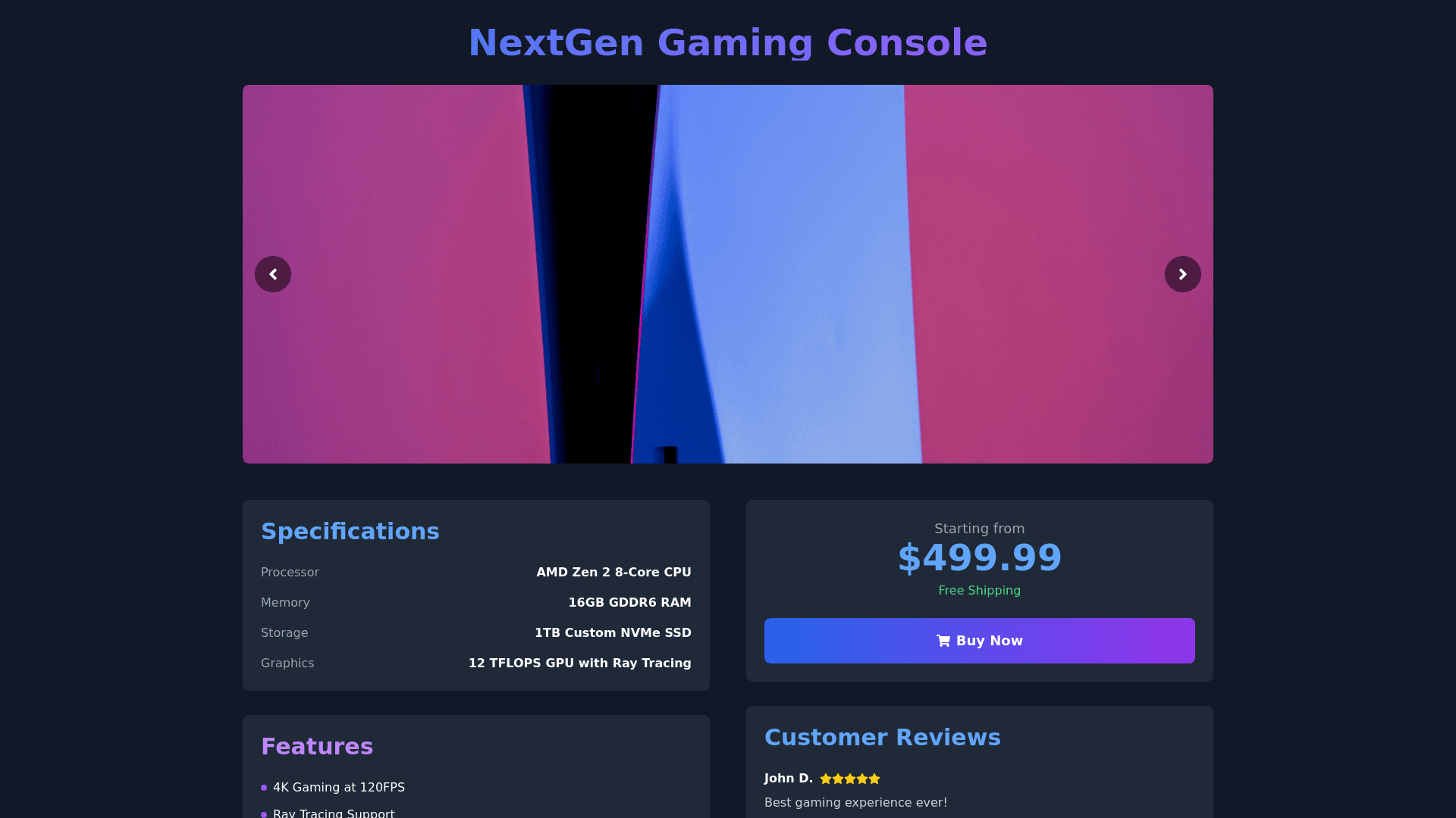 Component Preview