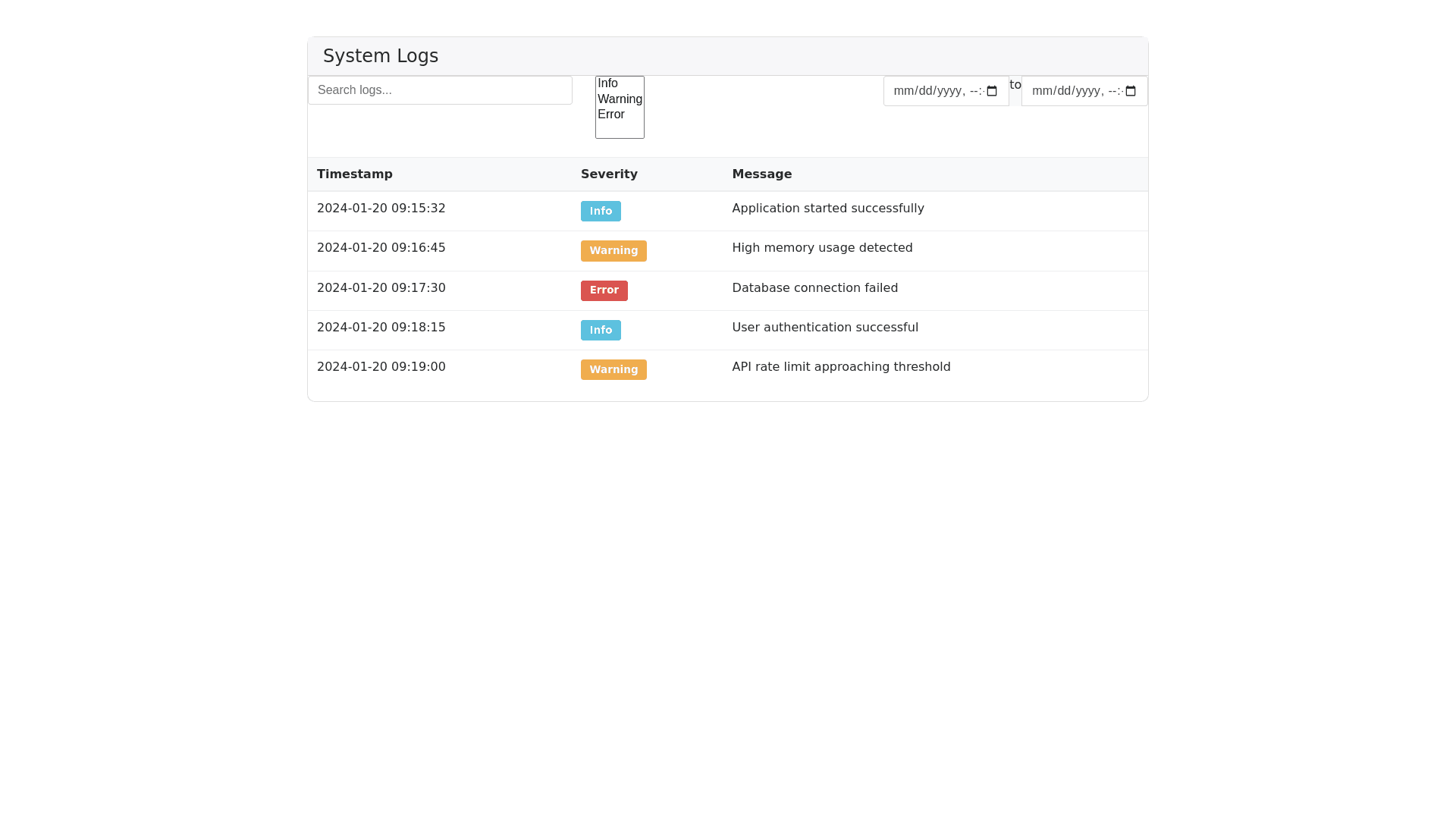 Component Preview