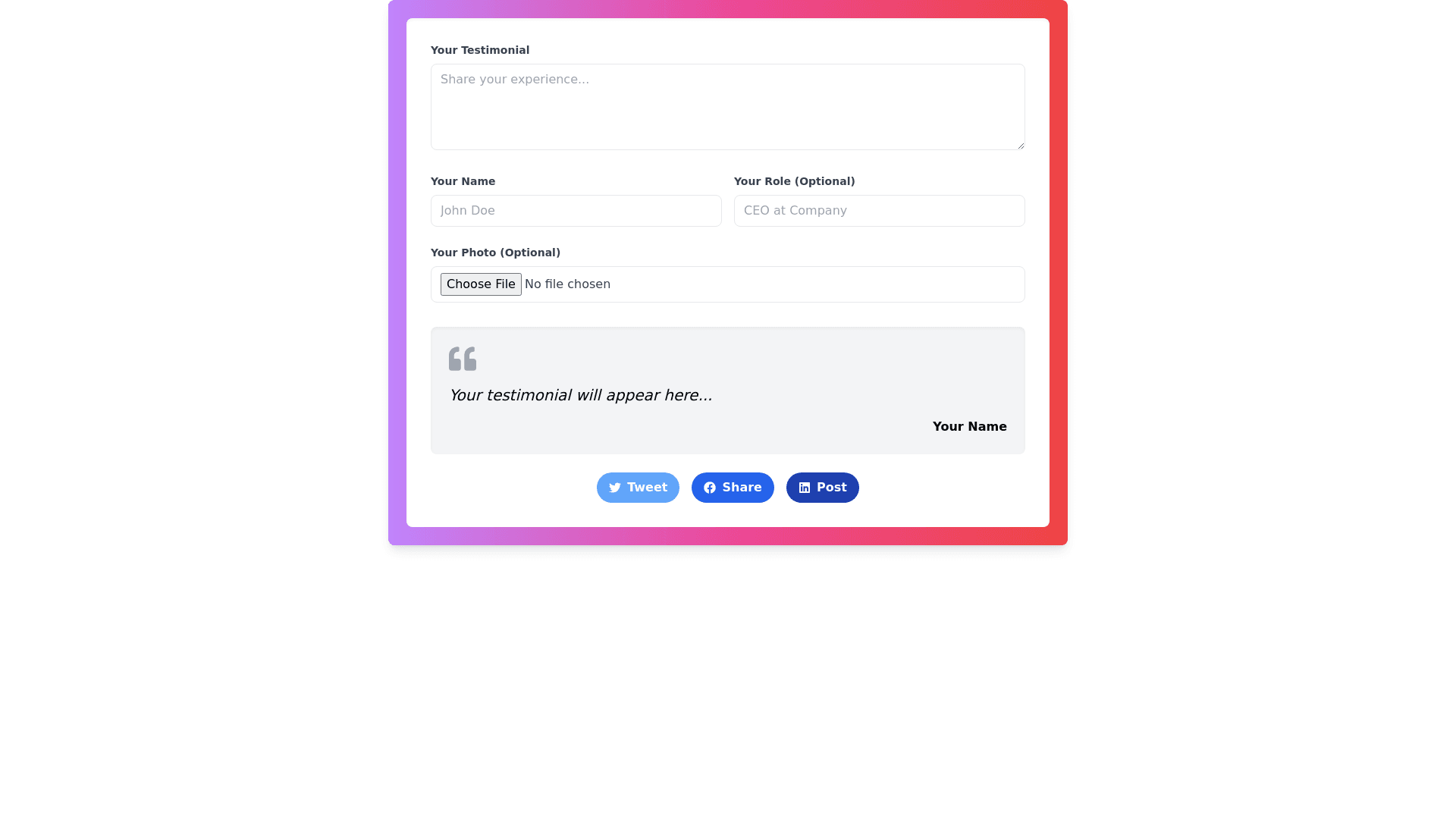 Component Preview