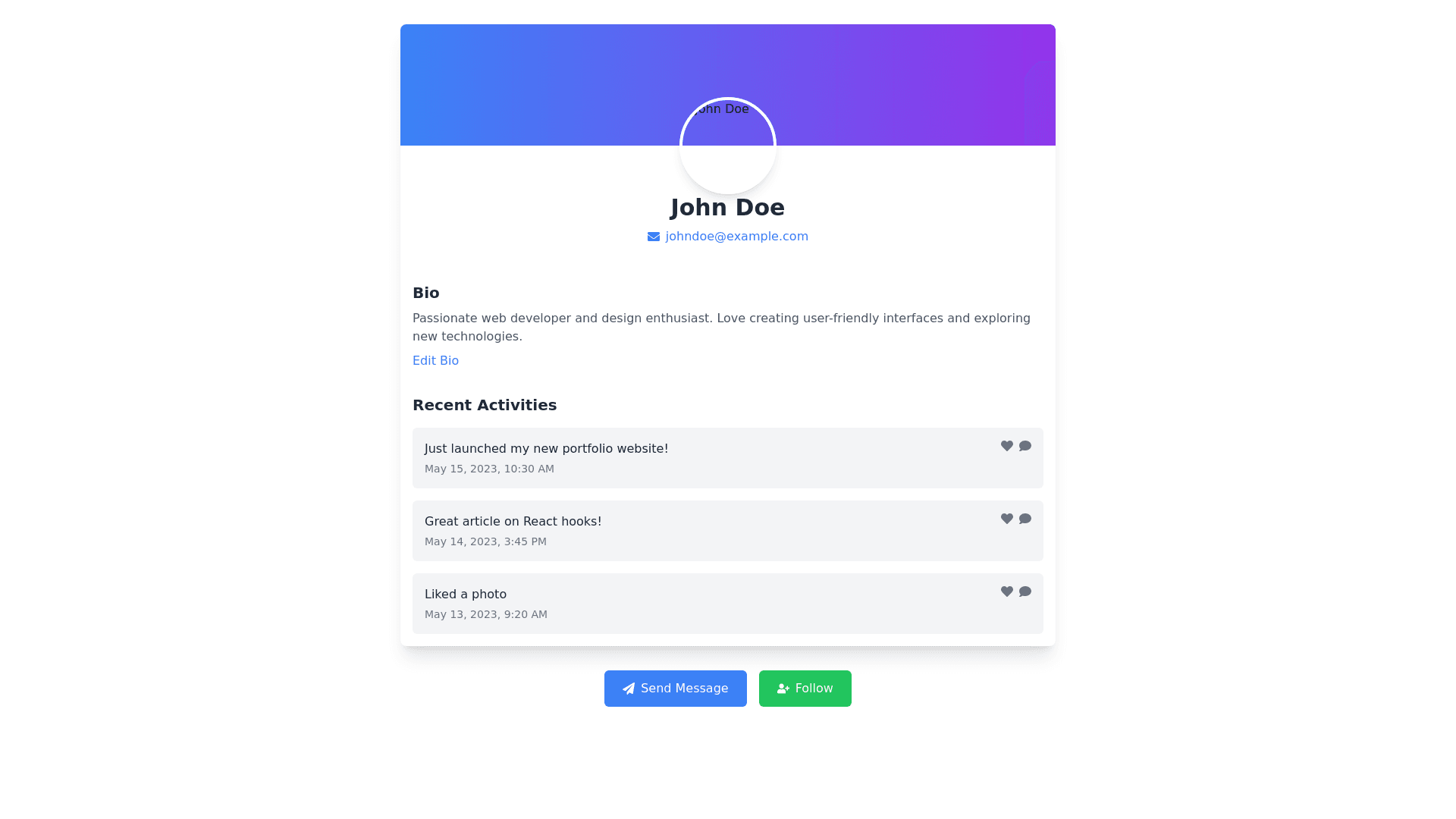 Component Preview