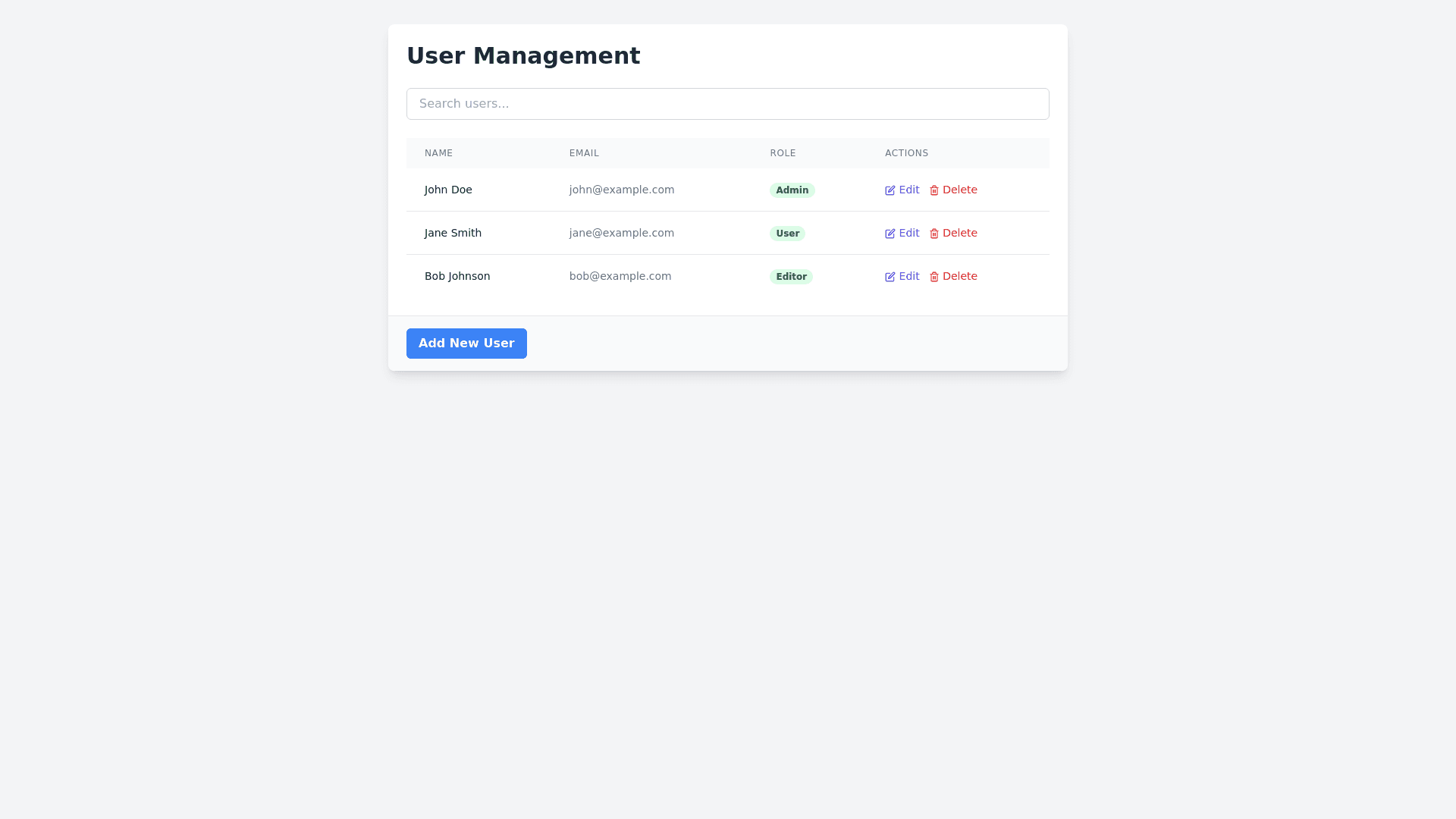 Component Preview