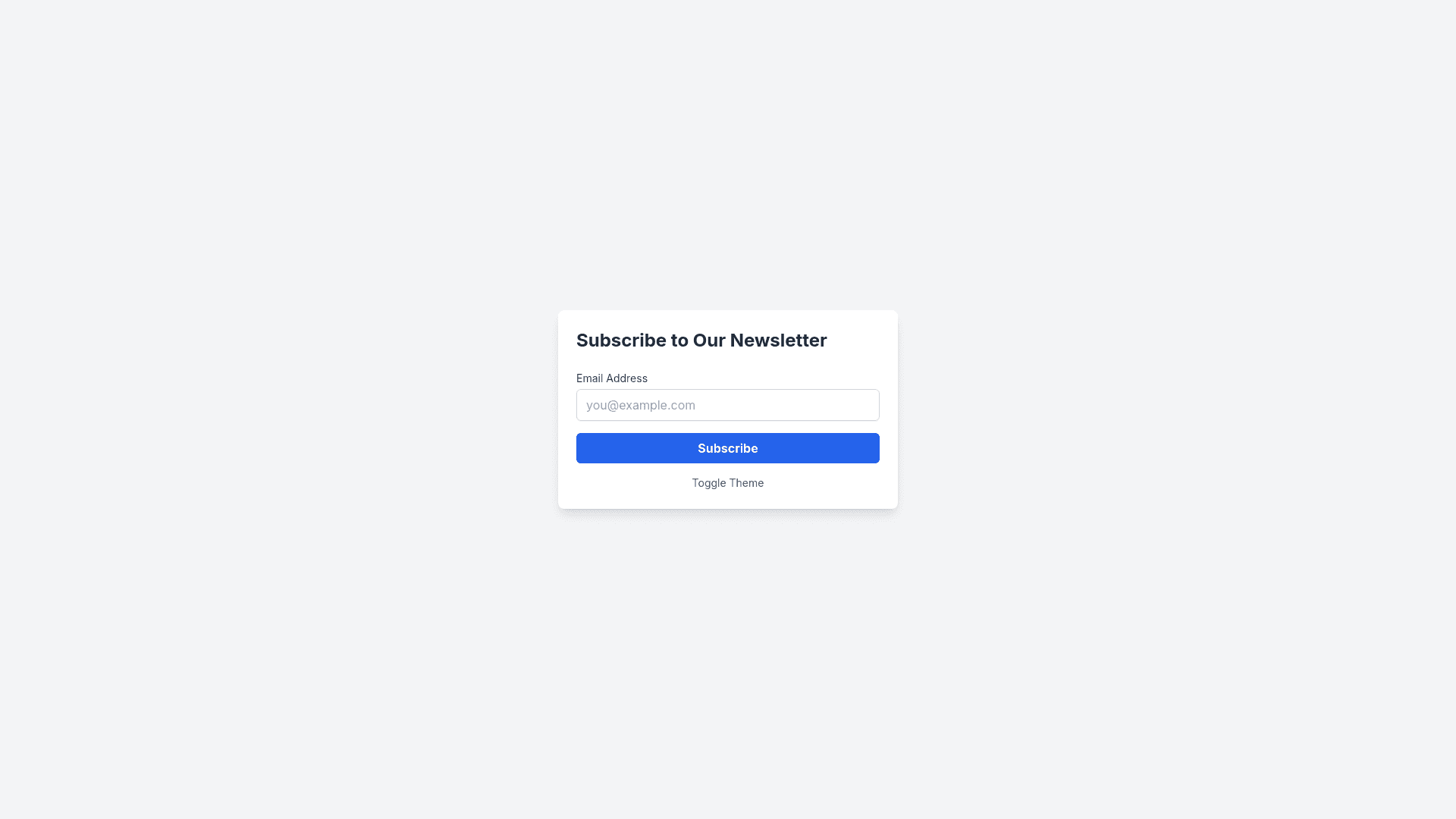 Component Preview