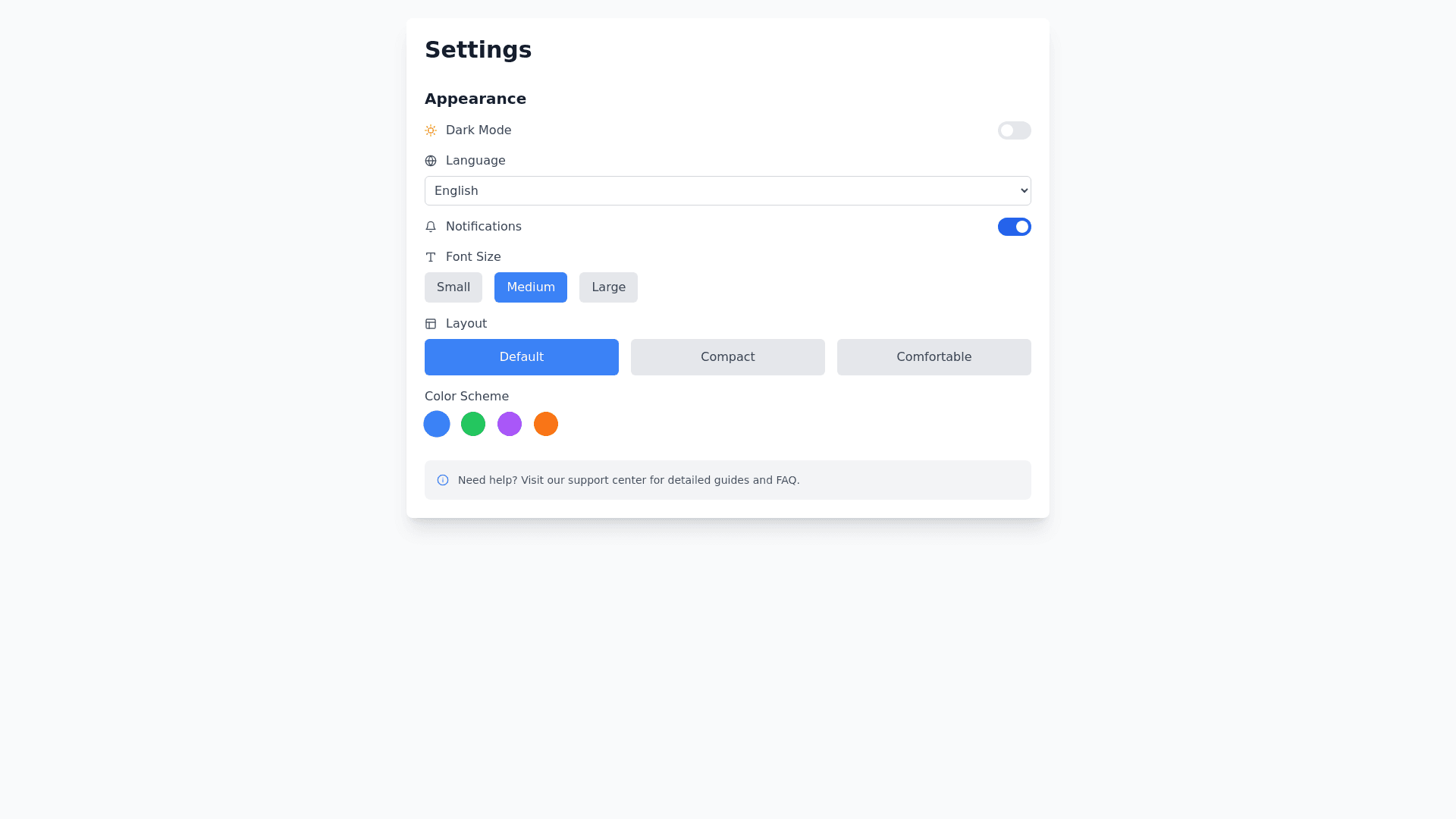 Component Preview