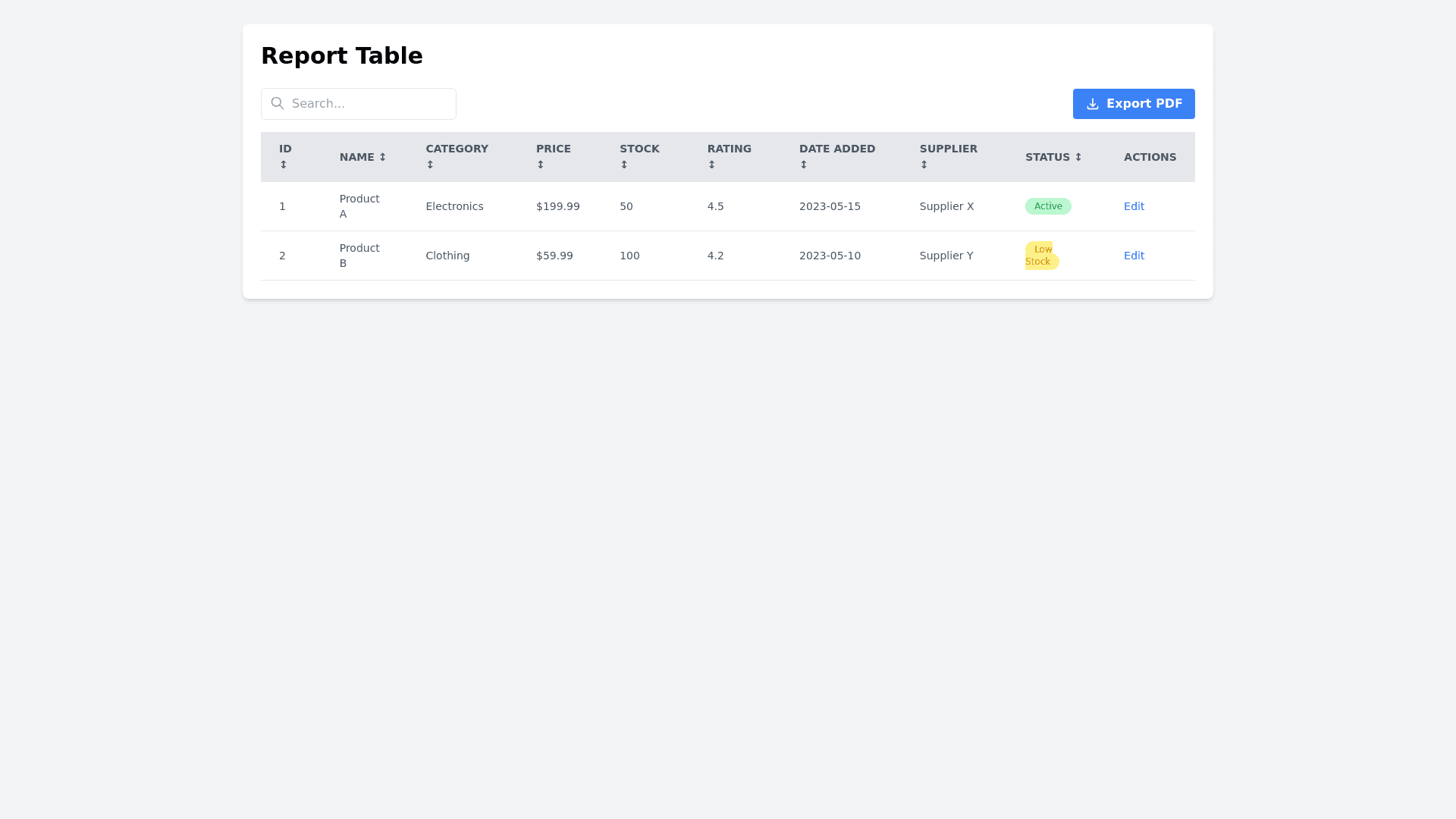 Component Preview