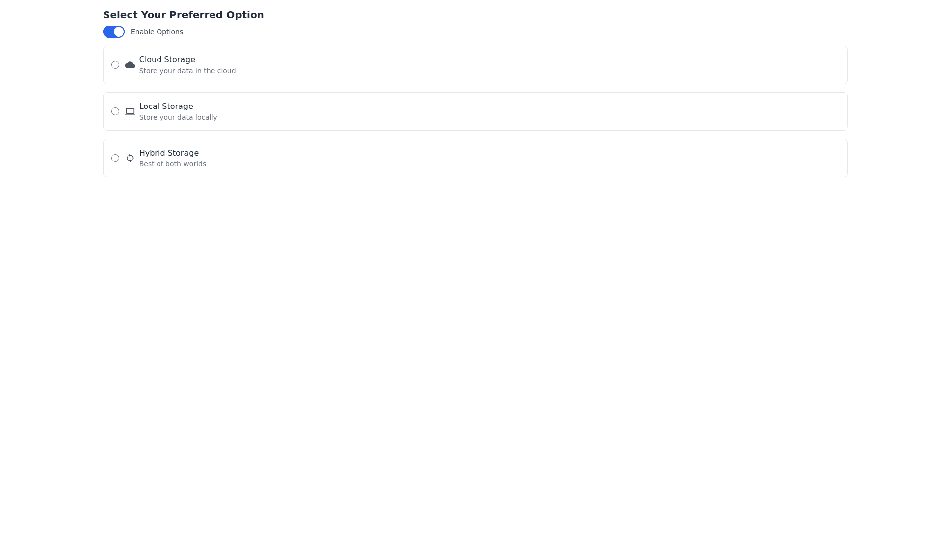 Component Preview