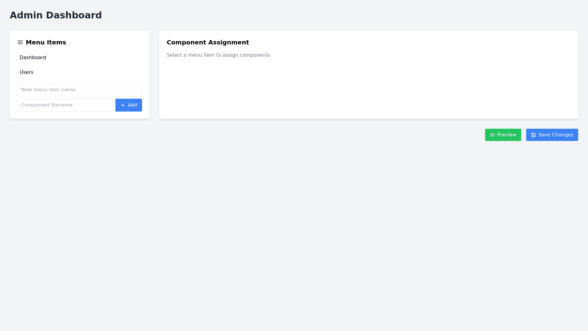 Component Preview