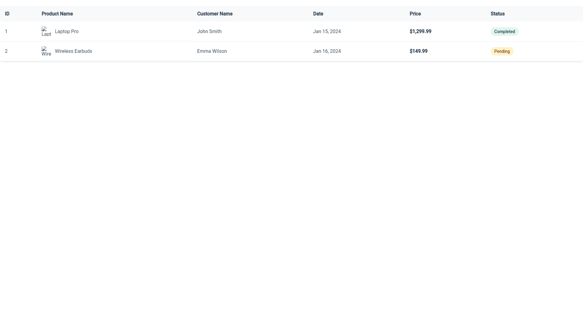 Component Preview