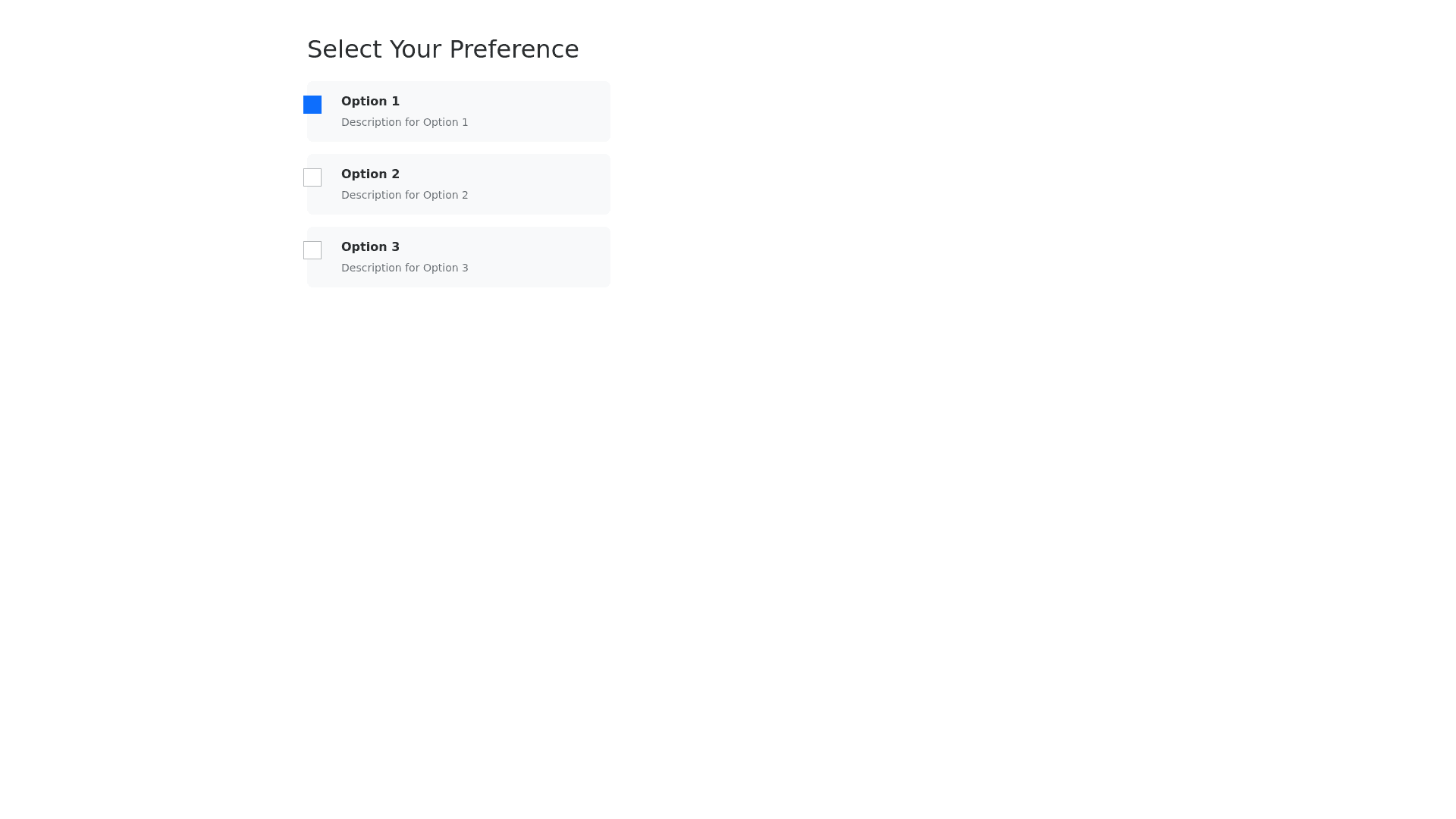 Component Preview