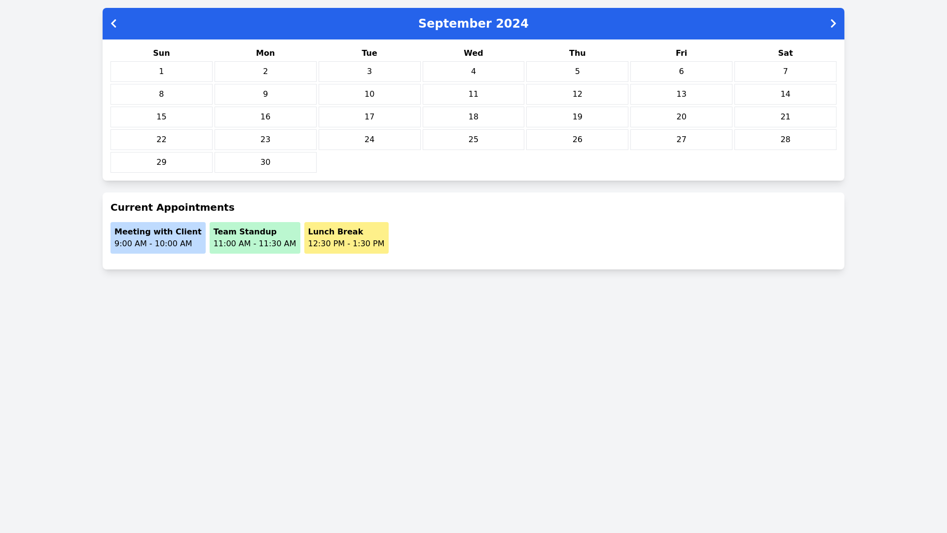 Component Preview