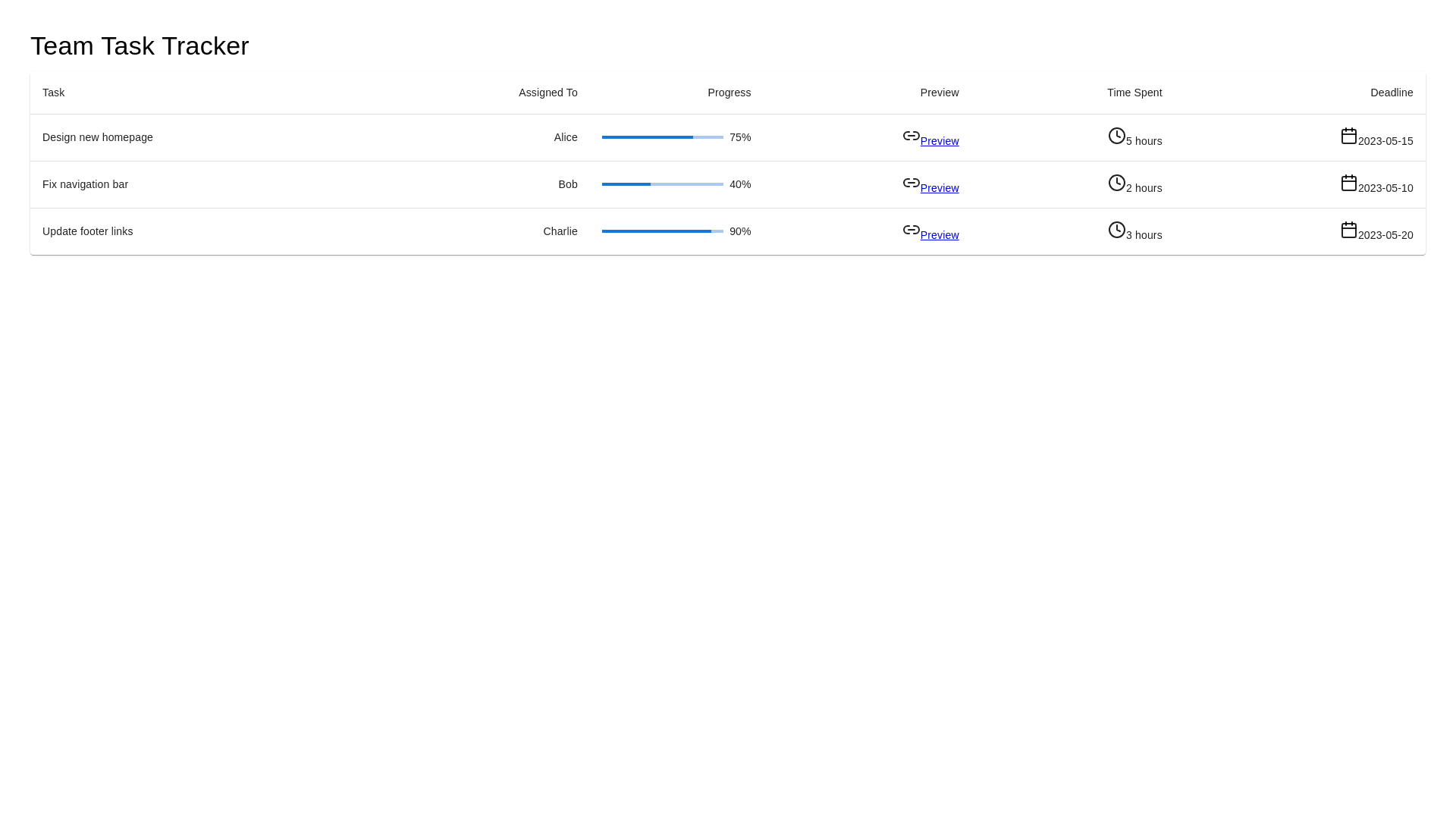 Component Preview