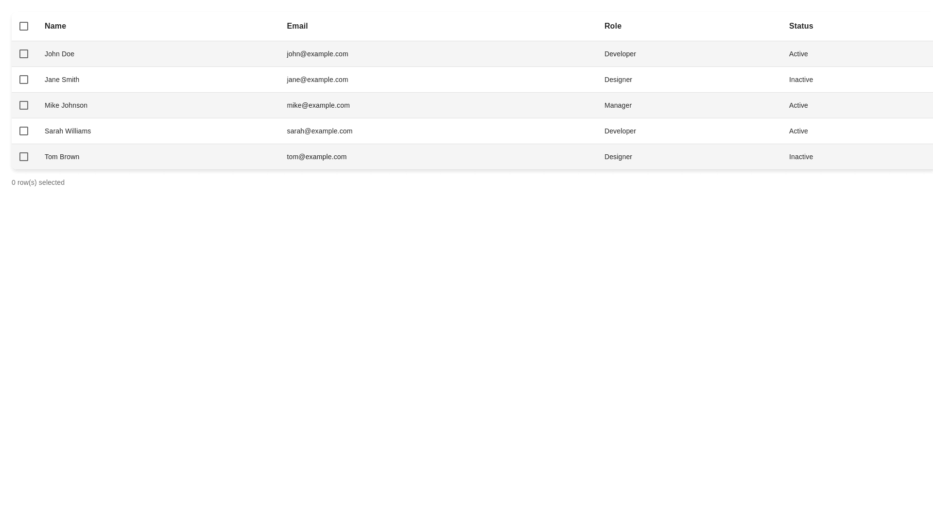 Component Preview