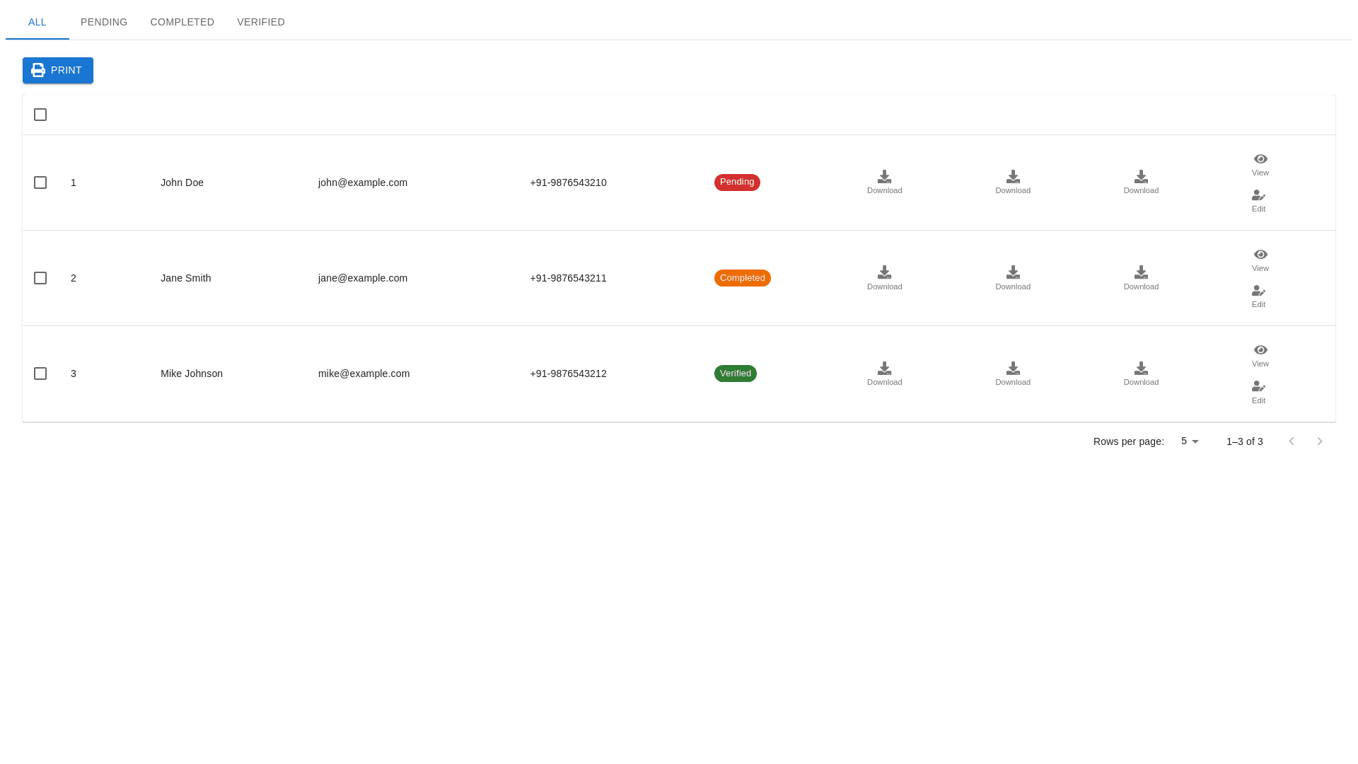 Component Preview