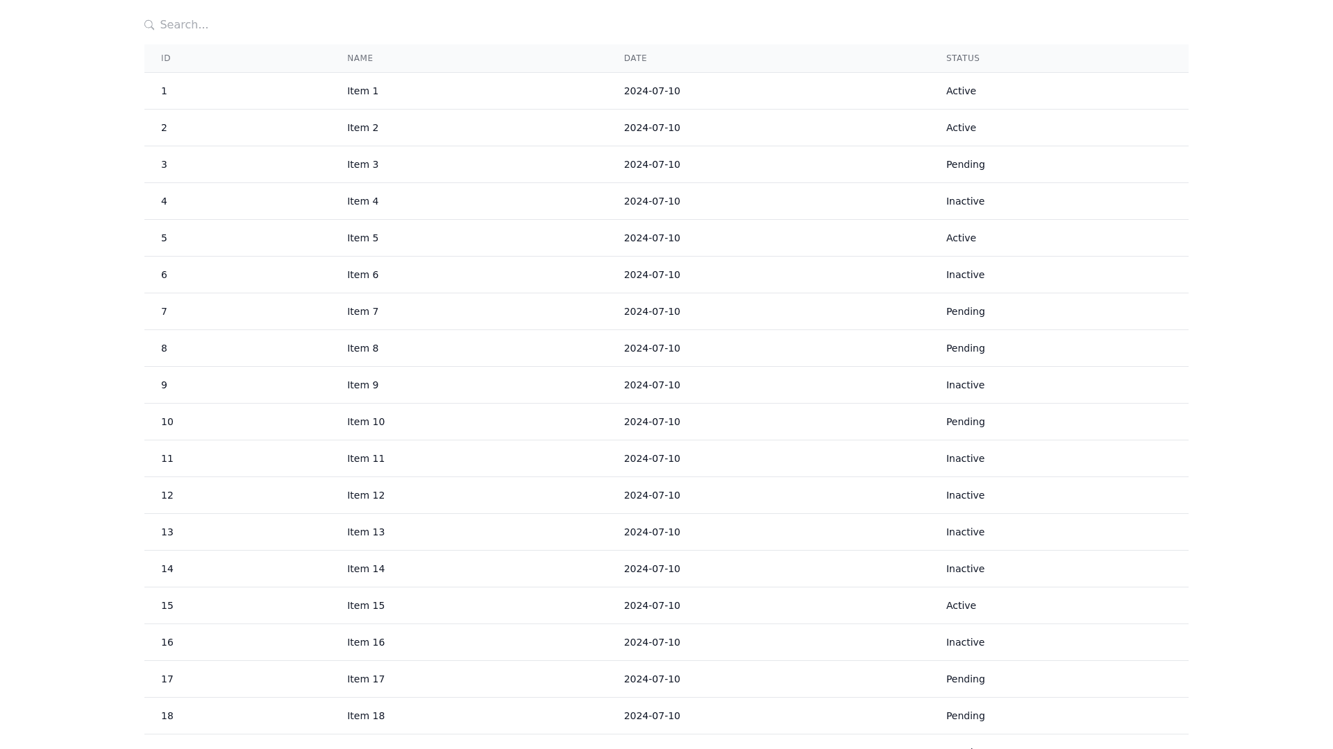 Component Preview