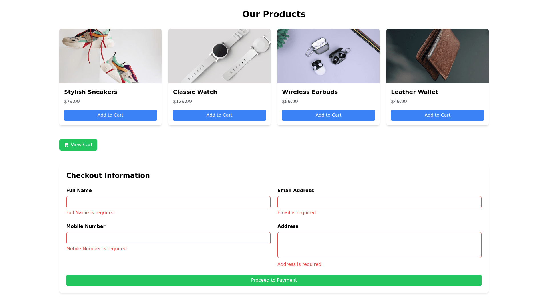 Component Preview