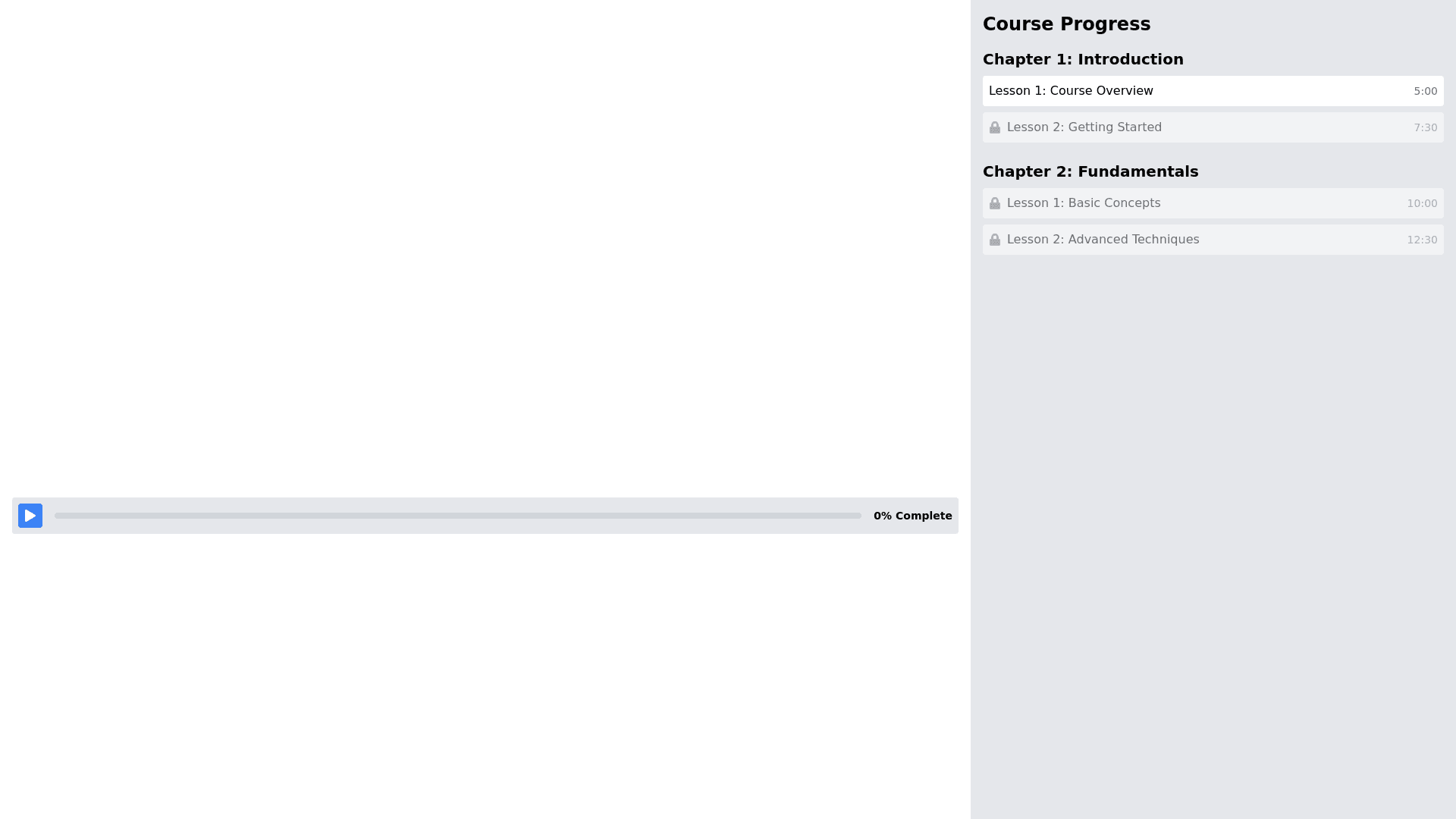 Component Preview