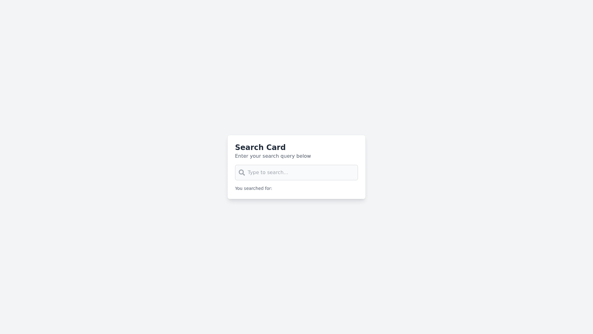Component Preview