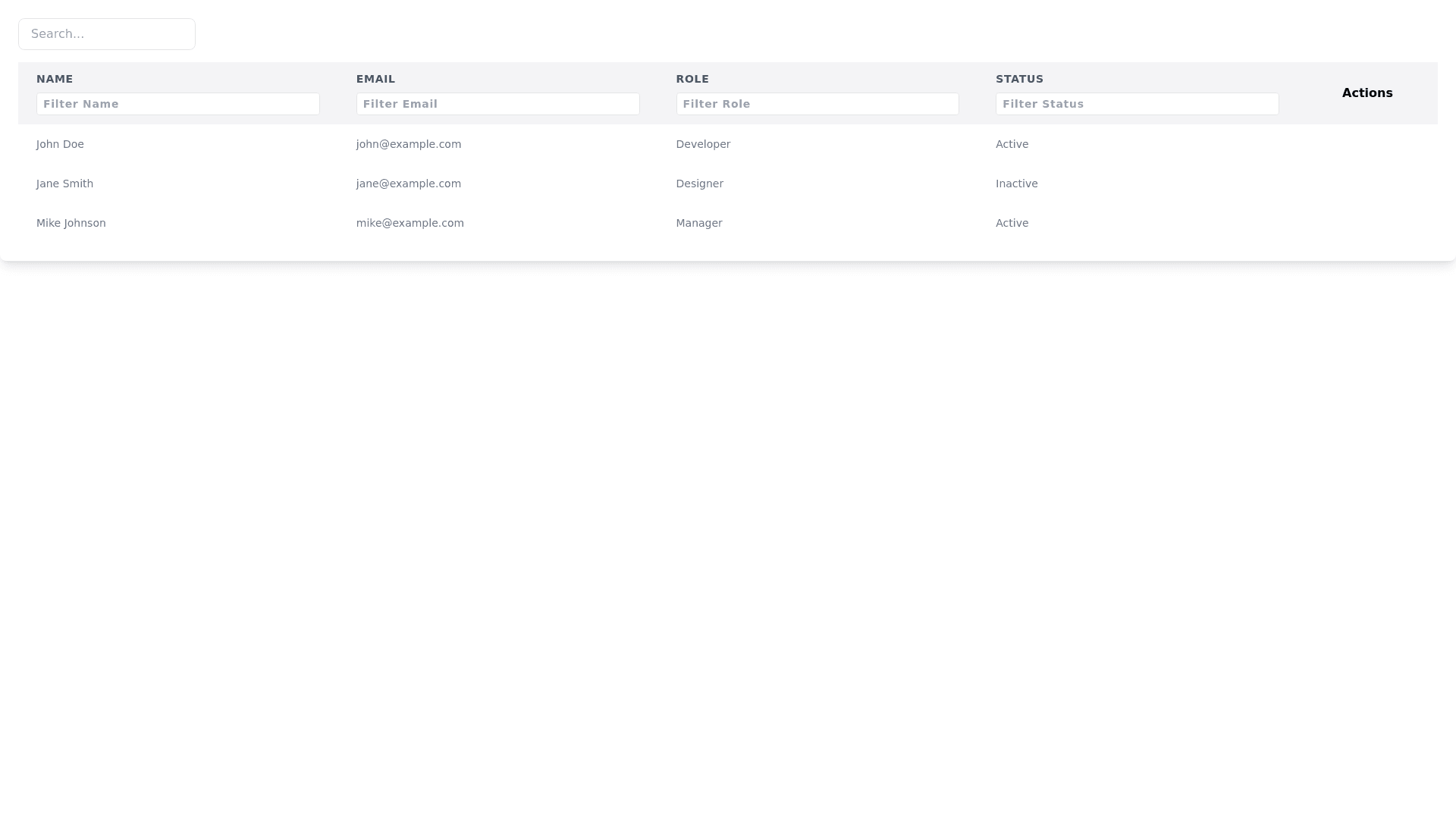 Component Preview