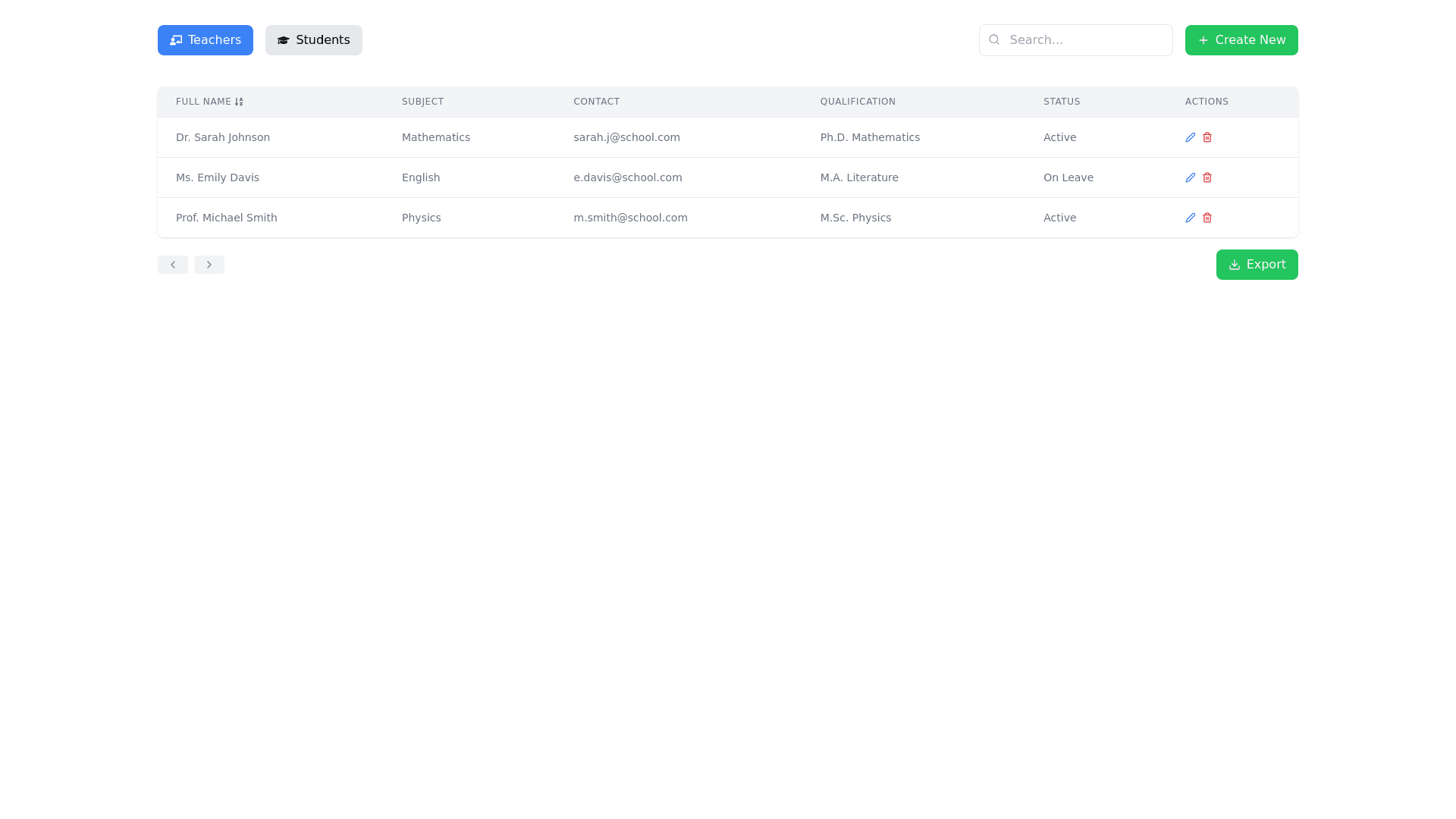 Component Preview
