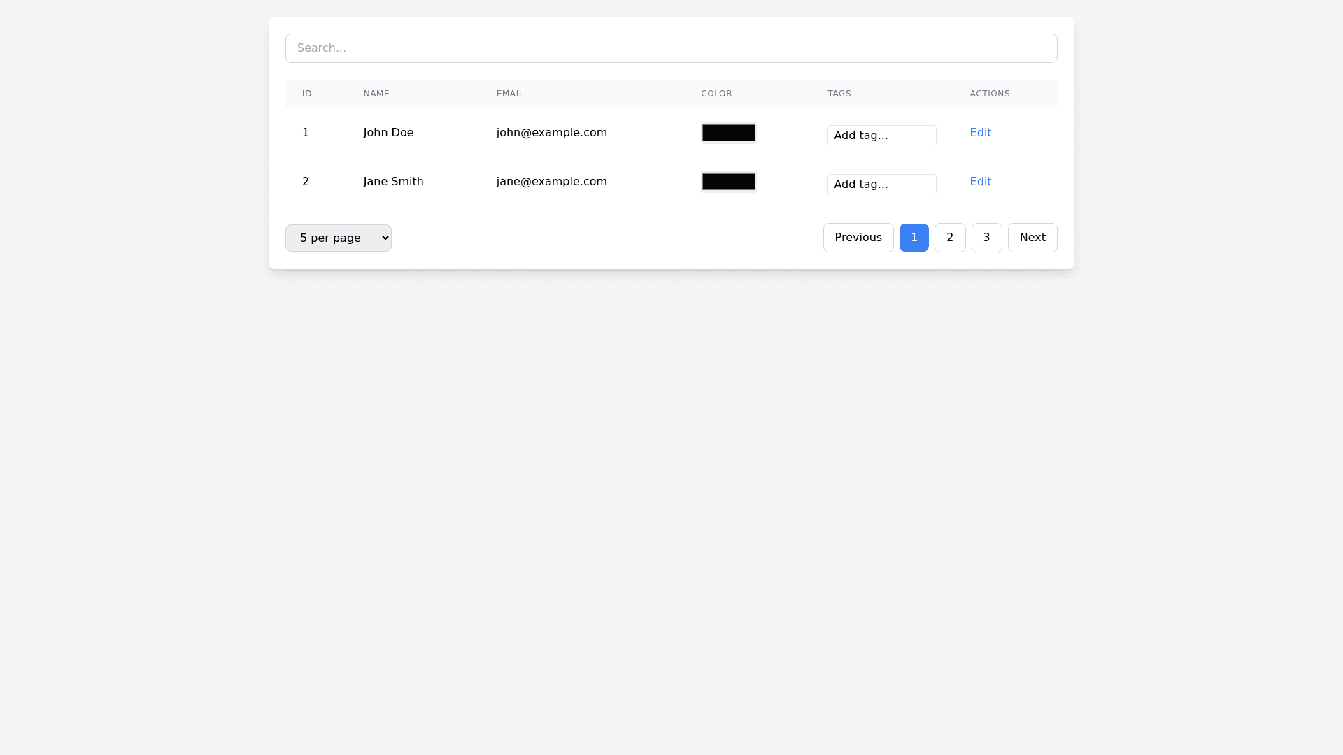 Component Preview