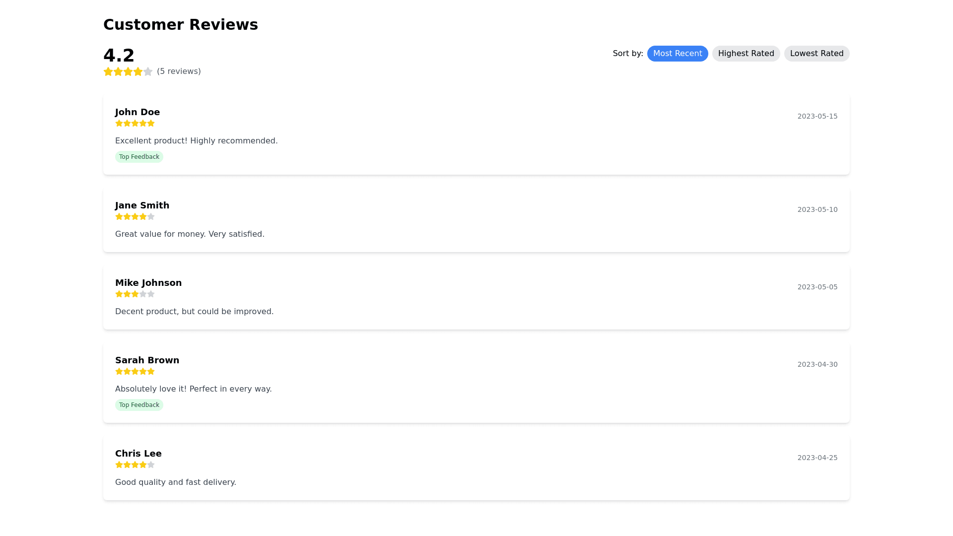 Component Preview