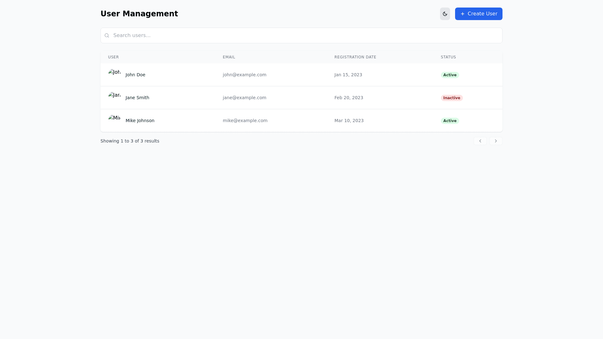 Component Preview