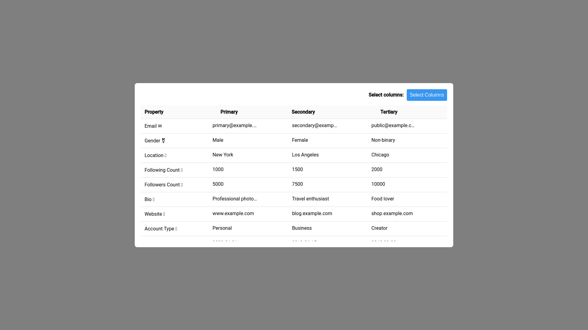 Component Preview