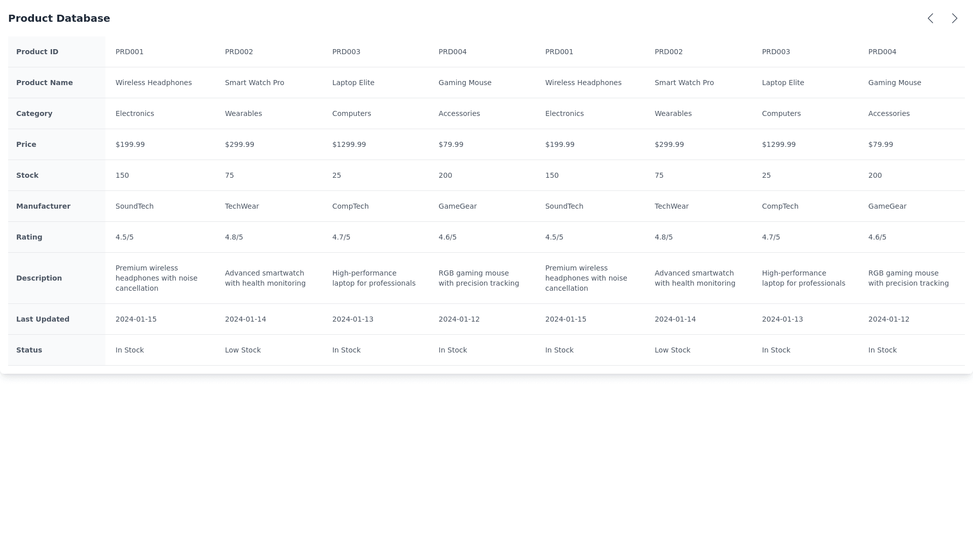 Component Preview
