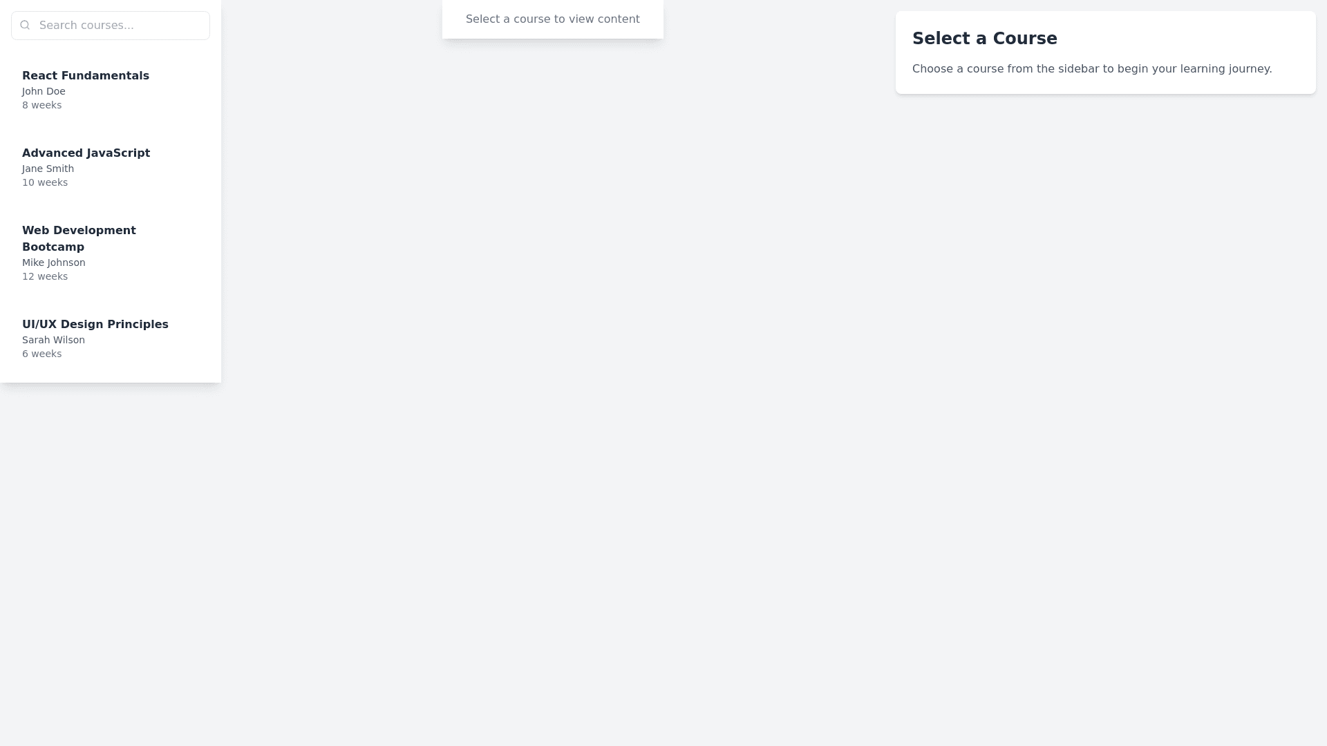 Component Preview