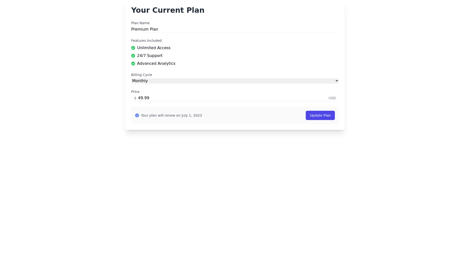 Component Preview