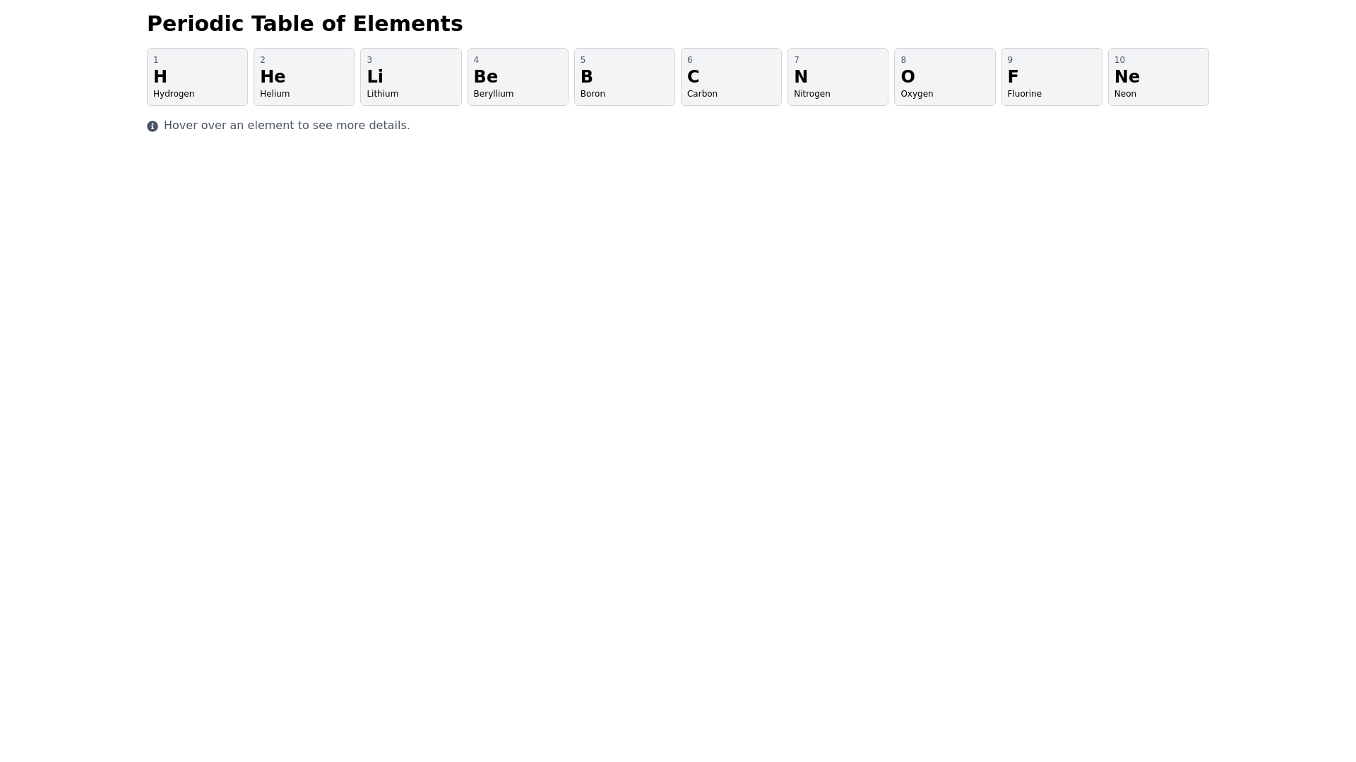 Component Preview