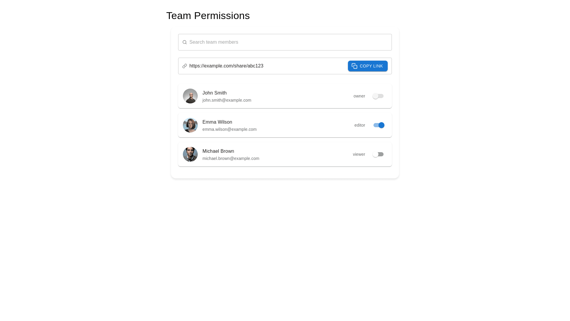 Component Preview
