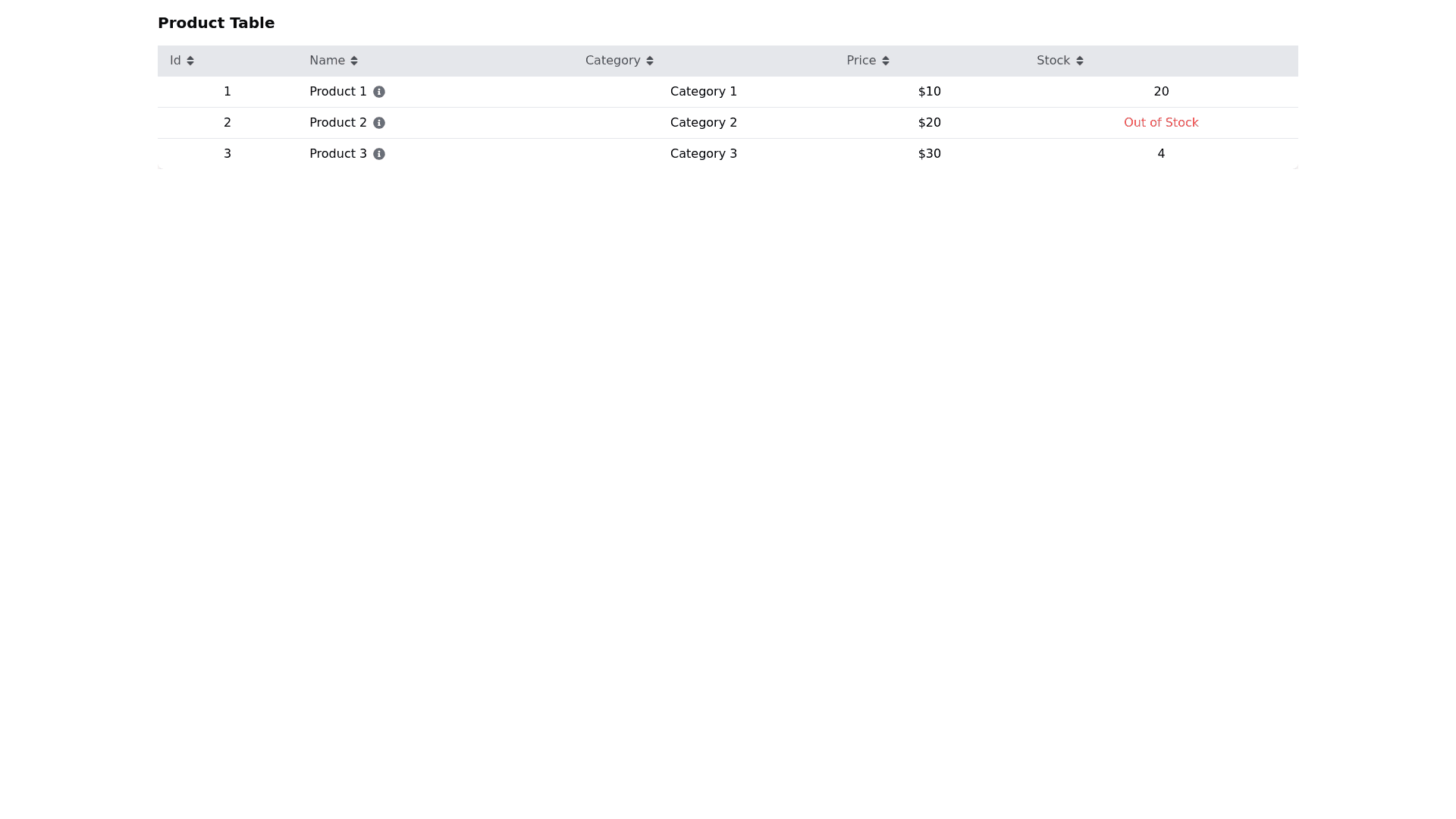 Component Preview