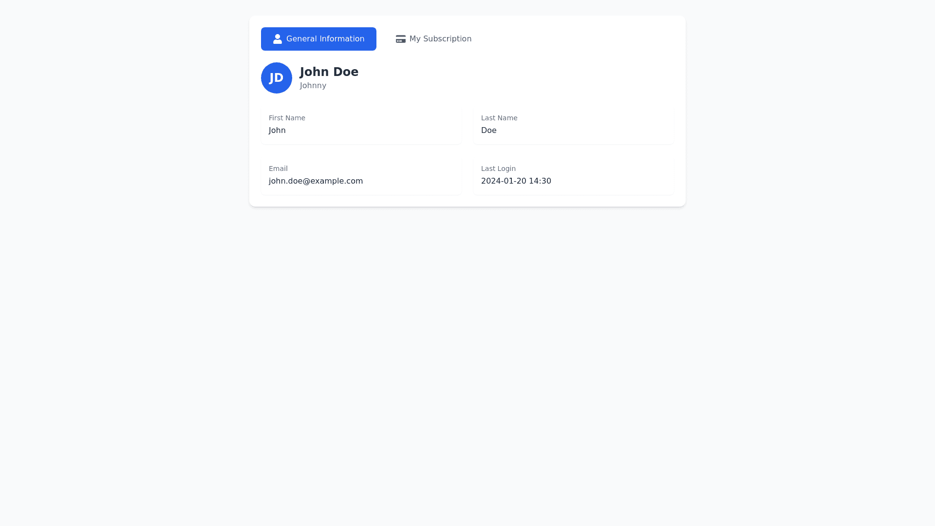 Component Preview