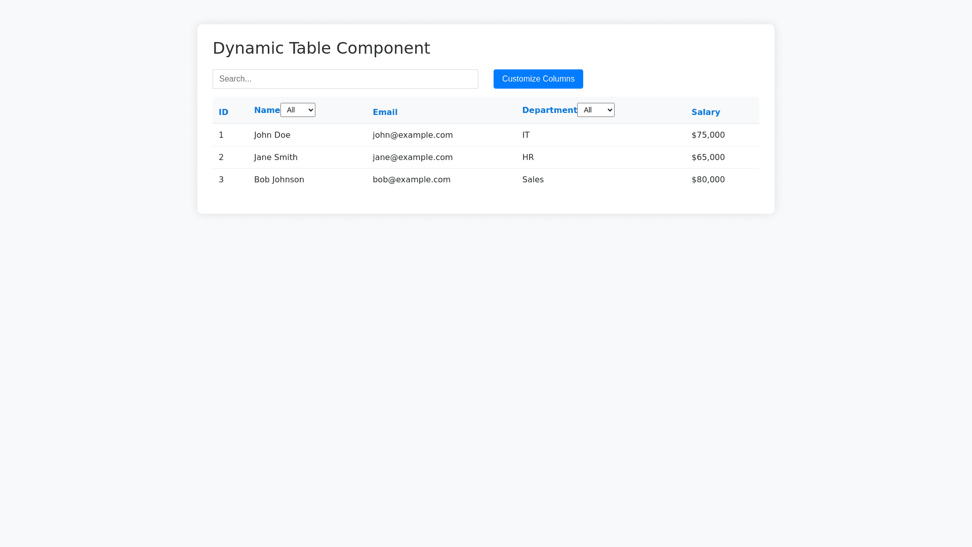 Component Preview