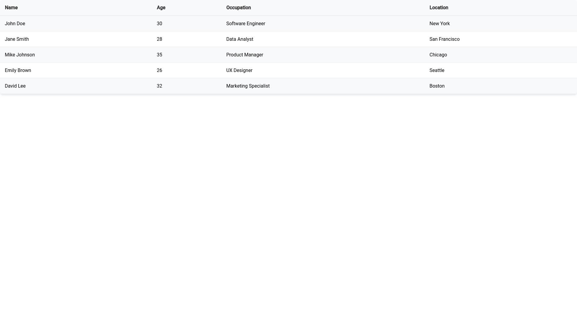 Component Preview