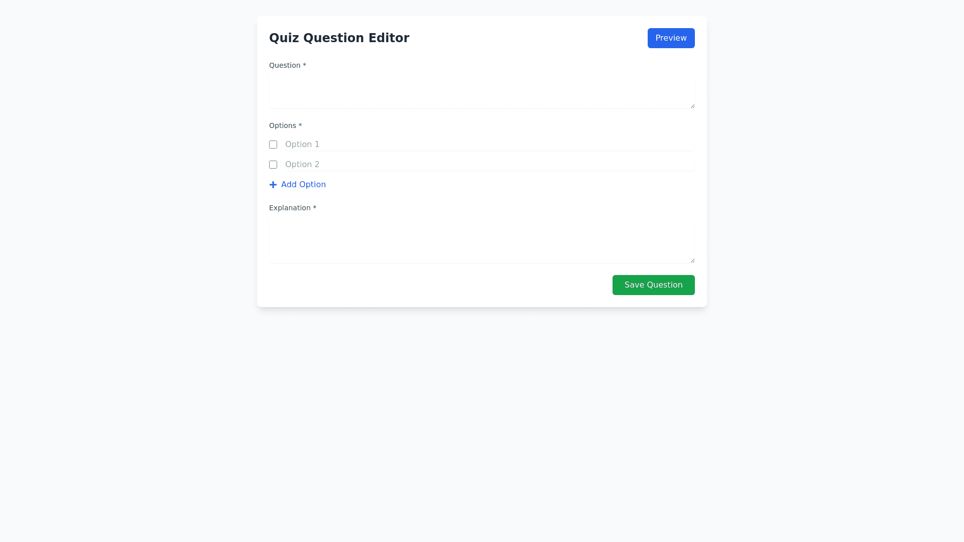 Component Preview