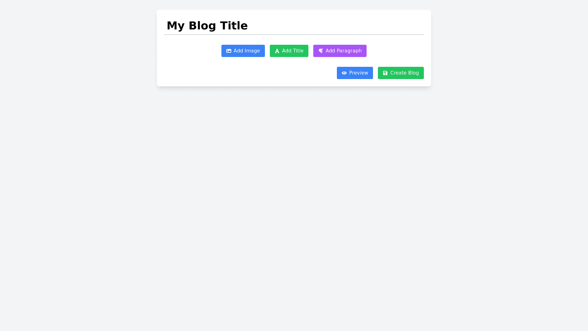 Component Preview