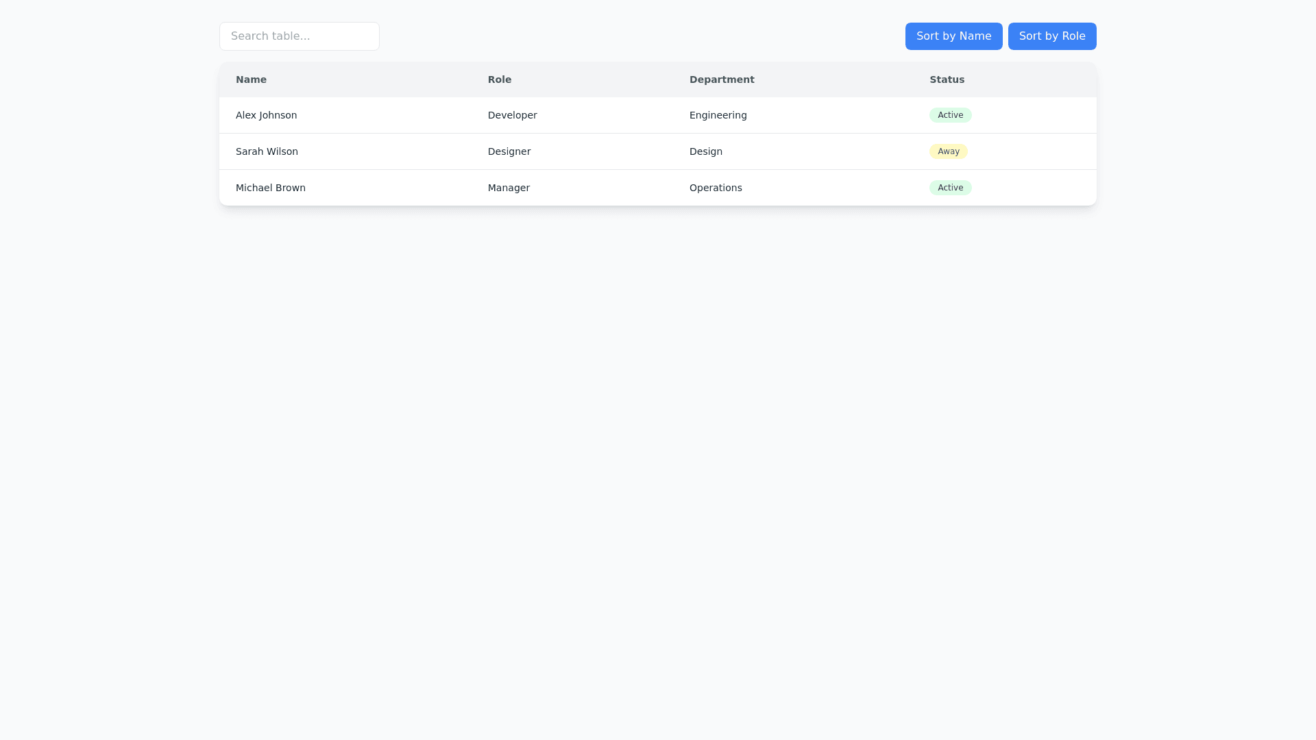 Component Preview