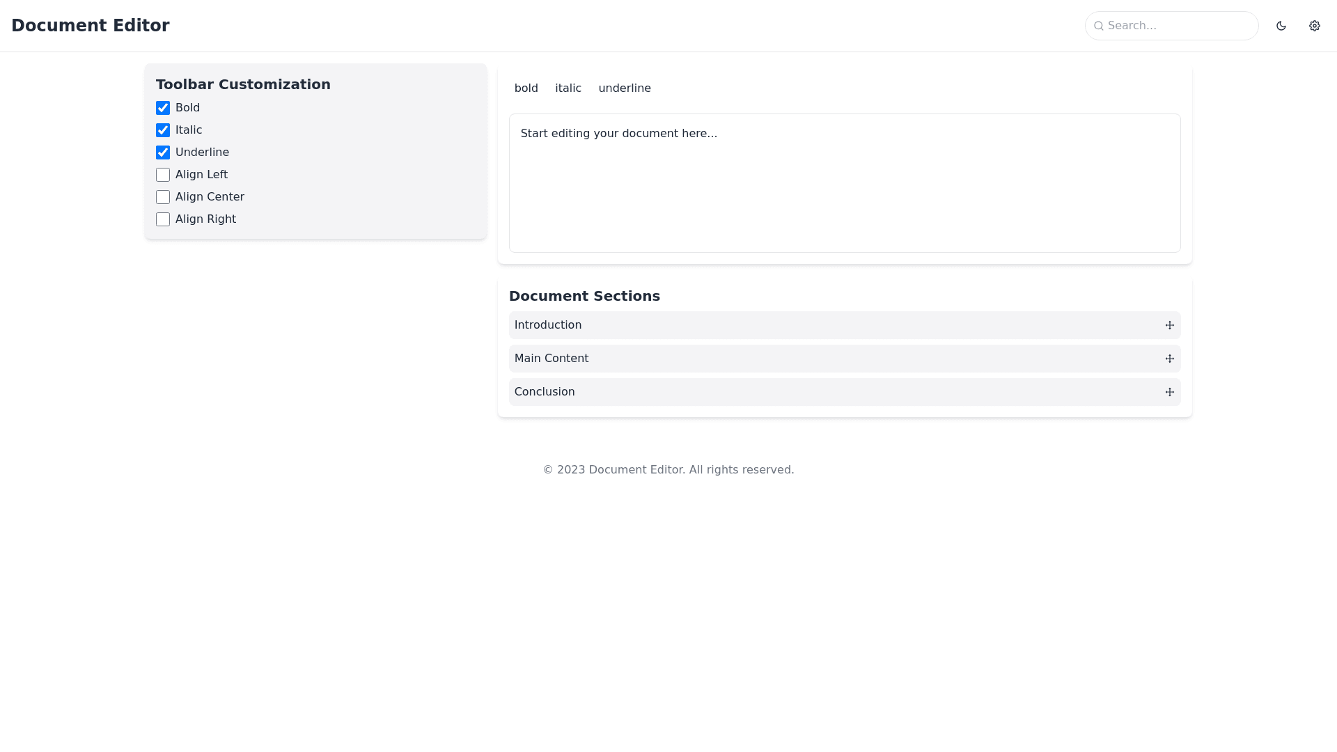 Component Preview